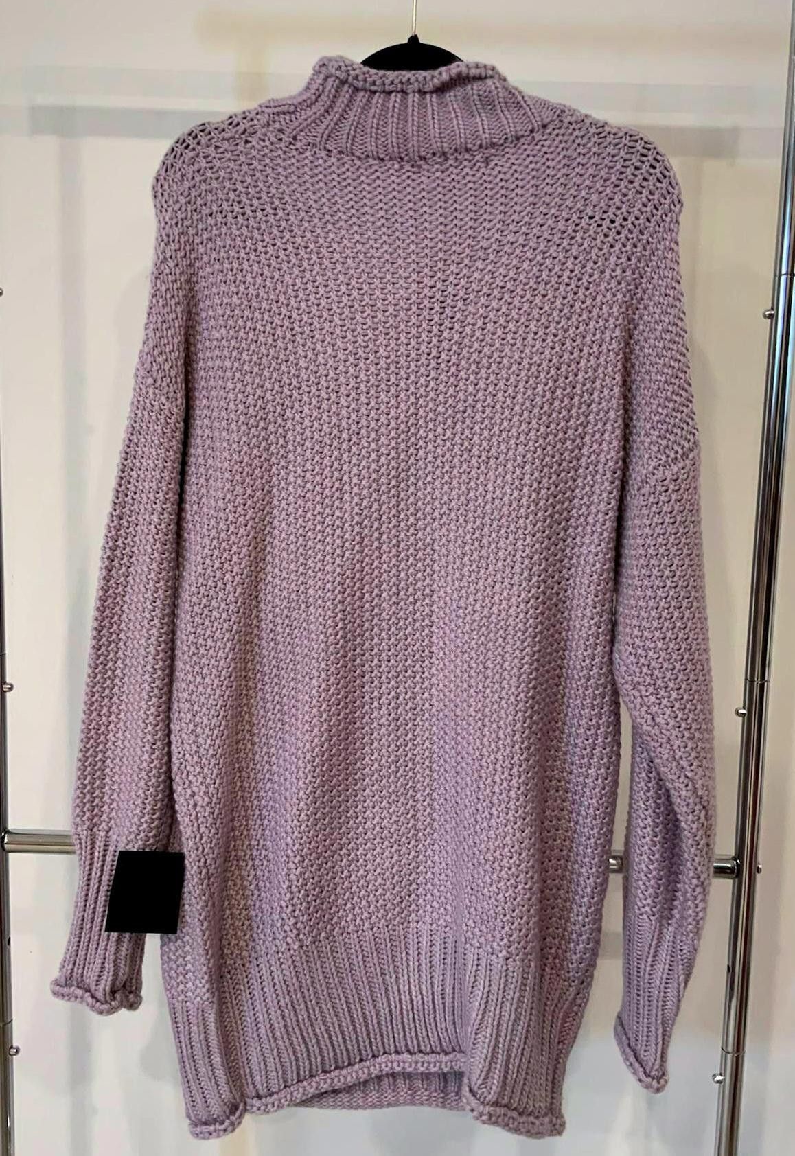 Lulus Lulus Cozy Lavender Turtleneck Sweater - Size L Size L / US 10 / IT 46 - 1 Thumbnail