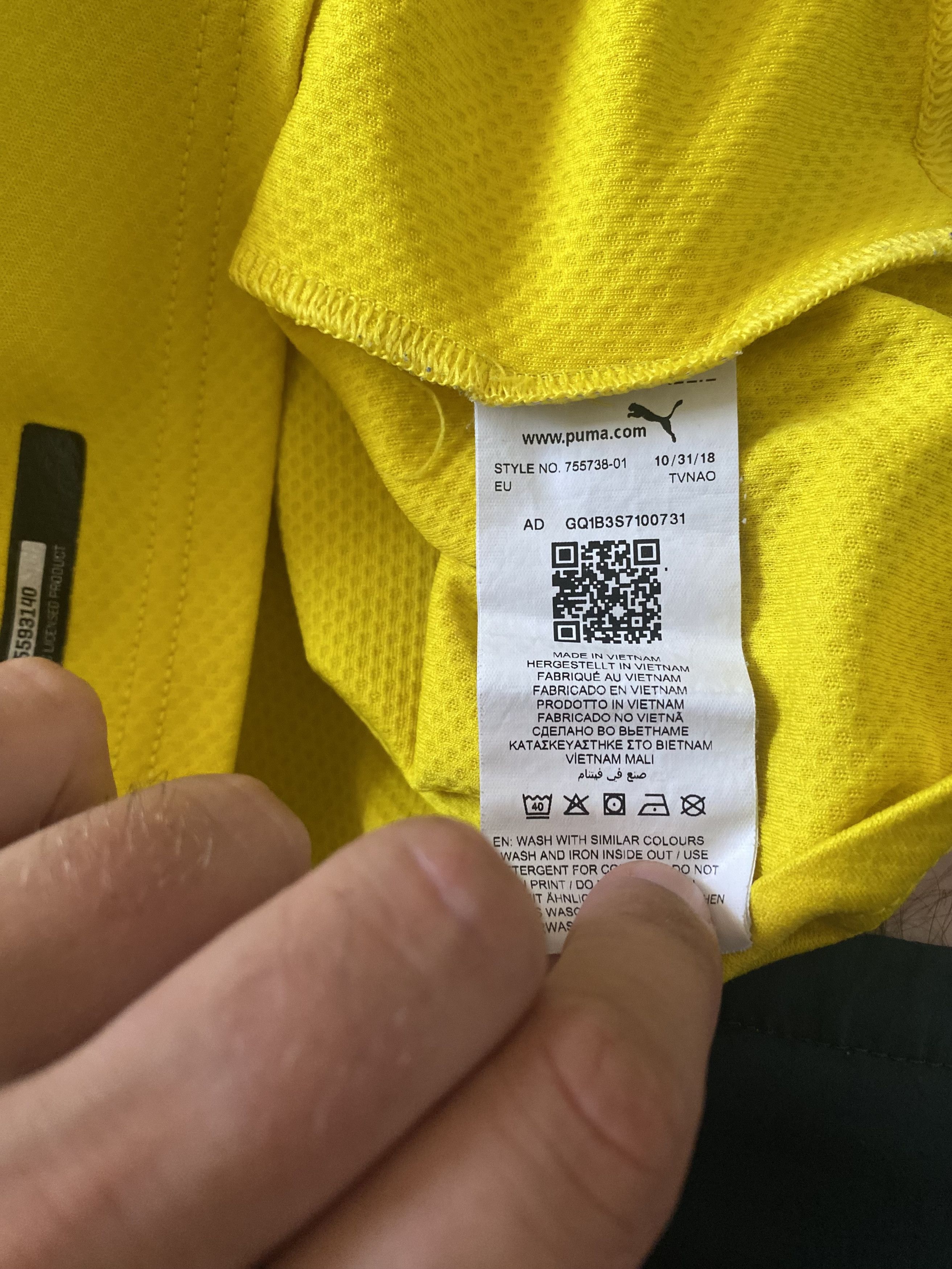 Puma BORUSSIA DORTMUND - 2019 - 2020 - Puma - children's - UNIQUE Size US XXS / EU 40 - 3 Thumbnail