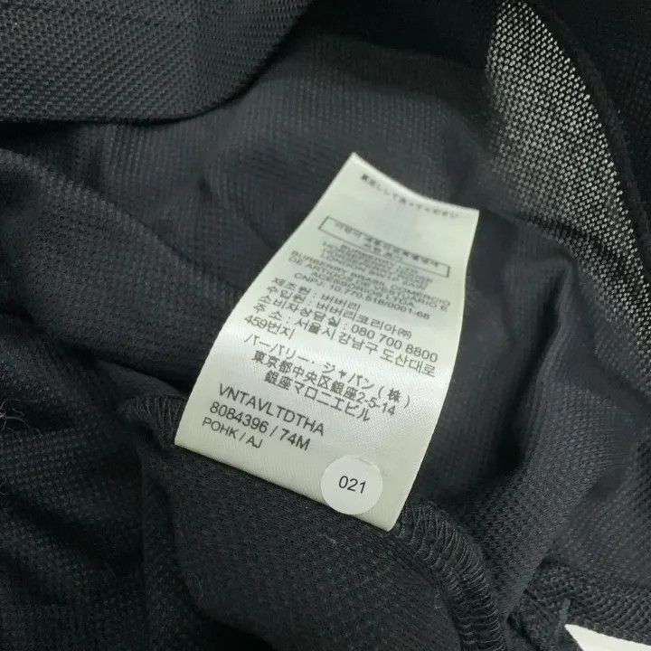 Burberry Burberry Burberry Black Short Sleeve Polo Shirt-2507 Size US XL / EU 56 / 4 - 2 Thumbnail