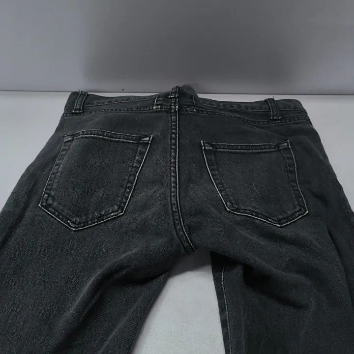 Saint Laurent Paris Saint Laurent Black Straight-Leg Denim Pants-2507 Size US 29 - 4 Thumbnail