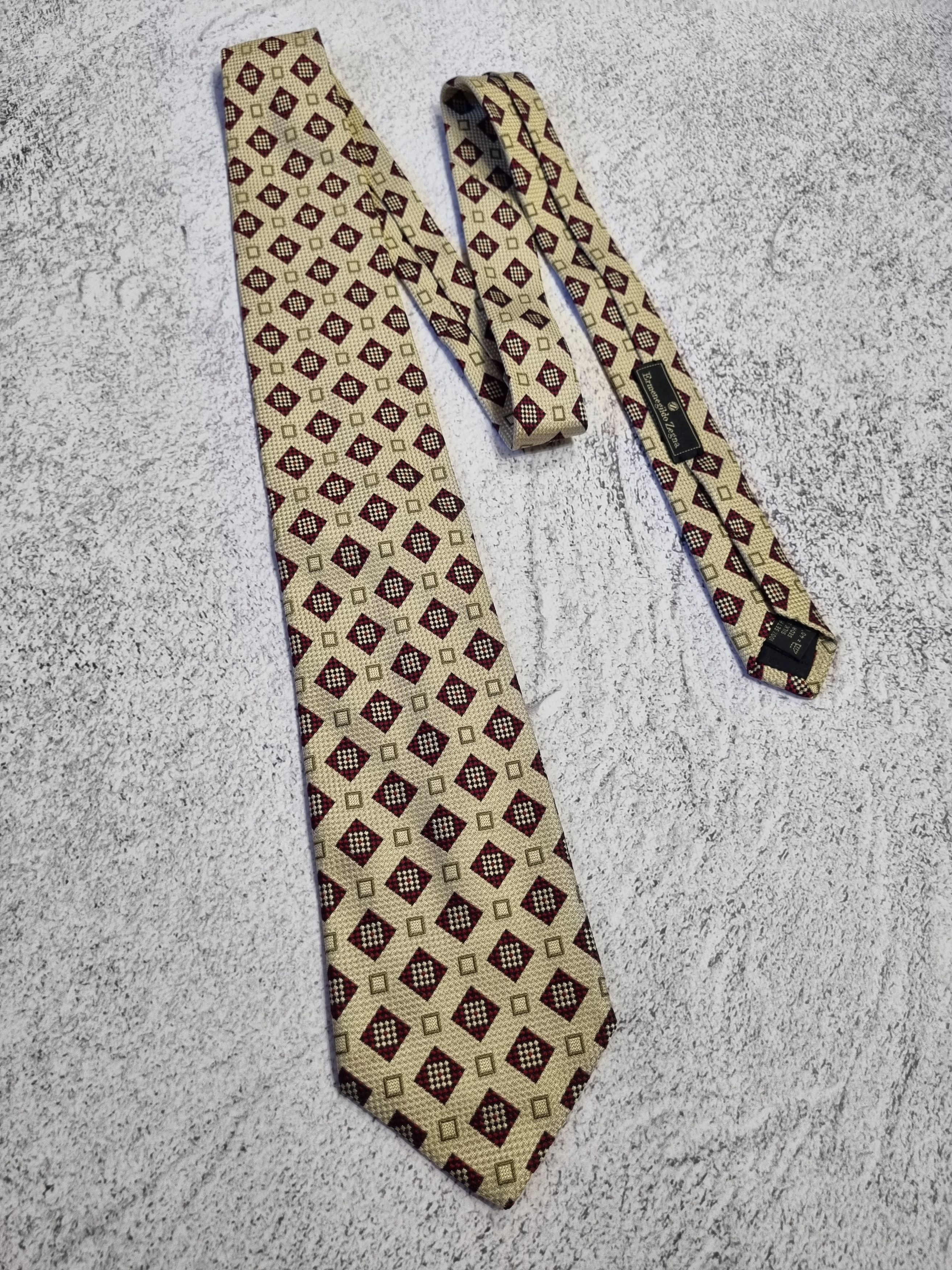 Ermenegildo Zegna Vintage Ermenegildo Zegna Silk Tie Size ONE SIZE - 2 Thumbnail