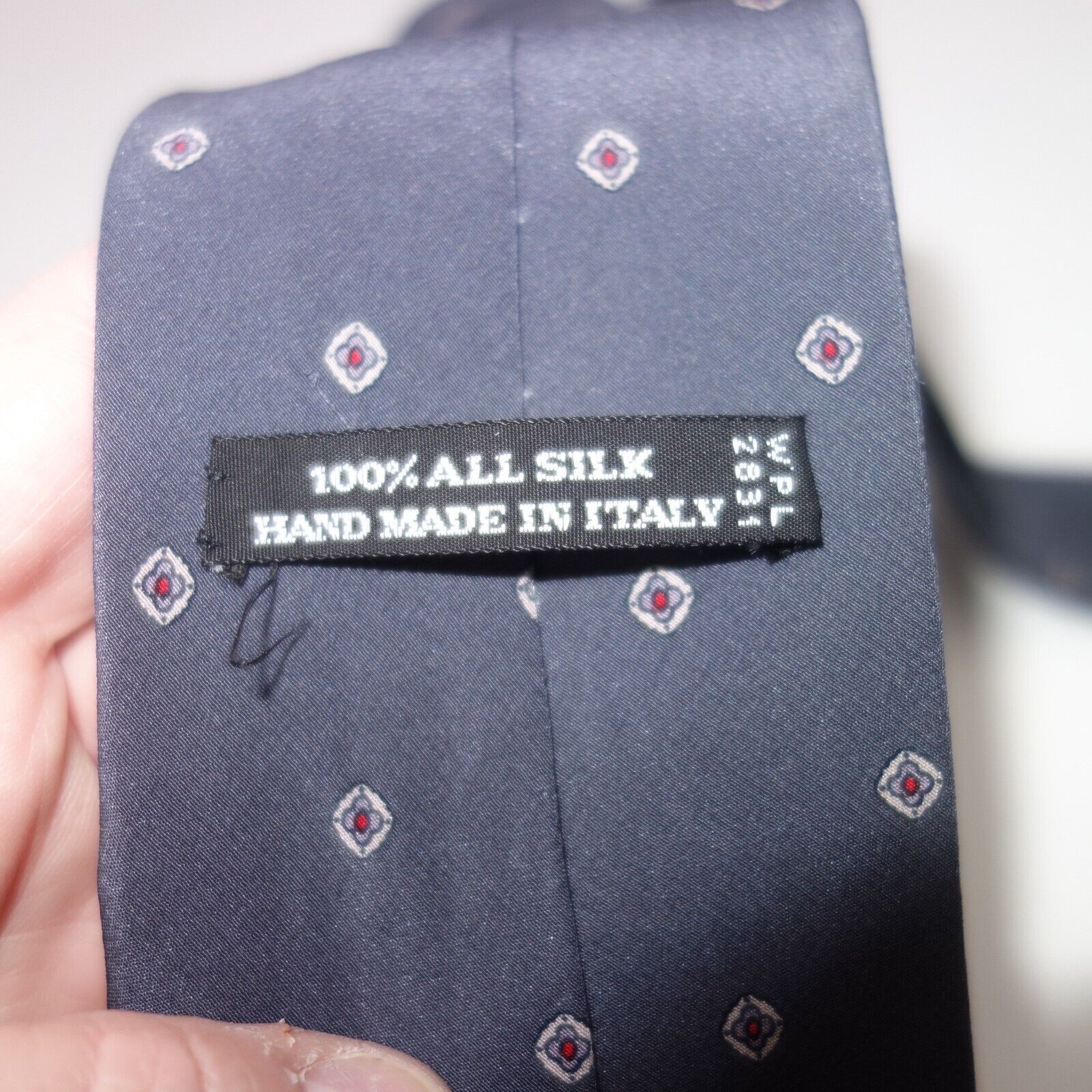 Mario Valentino Vintage Mario Valentino 100% Italian Silk Men's Neck Tie Size ONE SIZE - 7 Thumbnail