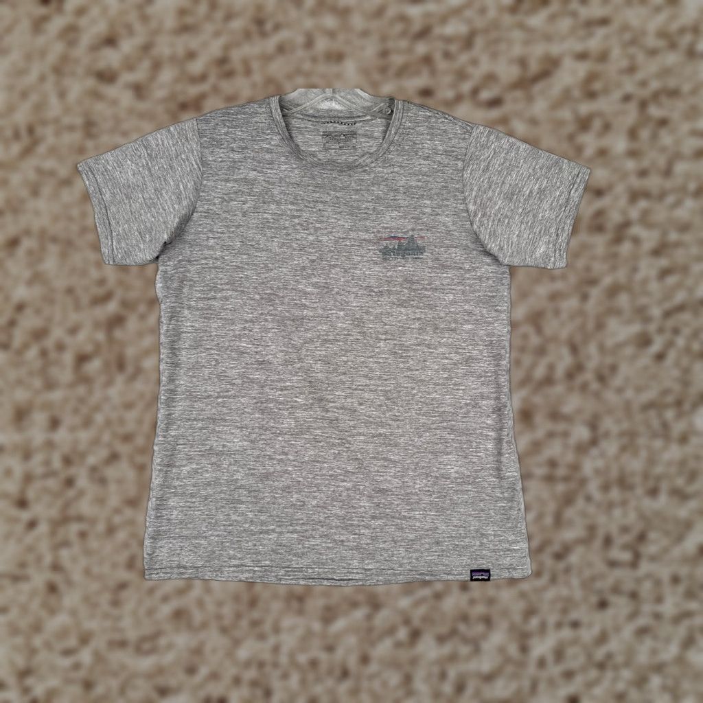Patagonia Patagonia Shirt Men Small Gray Short Sleeve Crew Neck Fitz Roy Logo READ Size US S / EU 44-46 / 1 - 1 Thumbnail