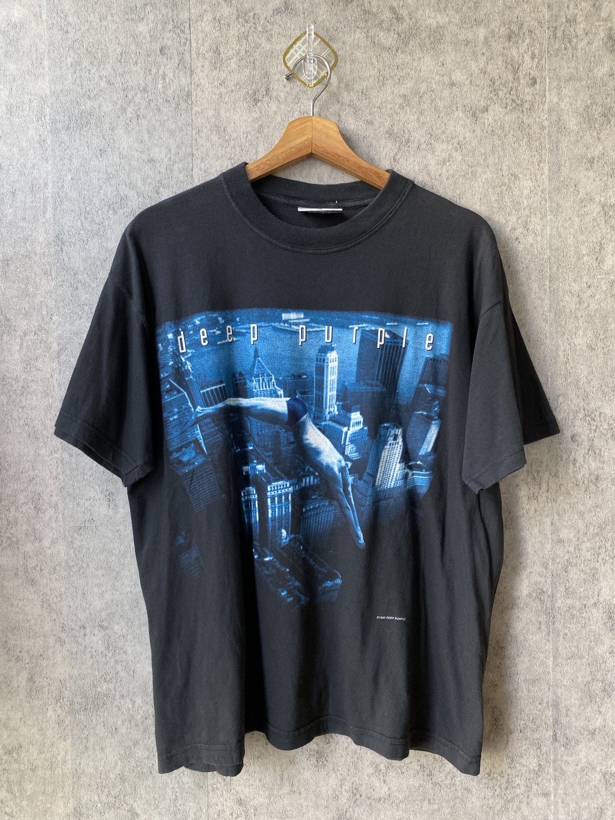 Band Tees × Vintage Vintage 1998 Deep Purple Boxy Cutting Band Tee Size US L / EU 52-54 / 3 - 1 Thumbnail