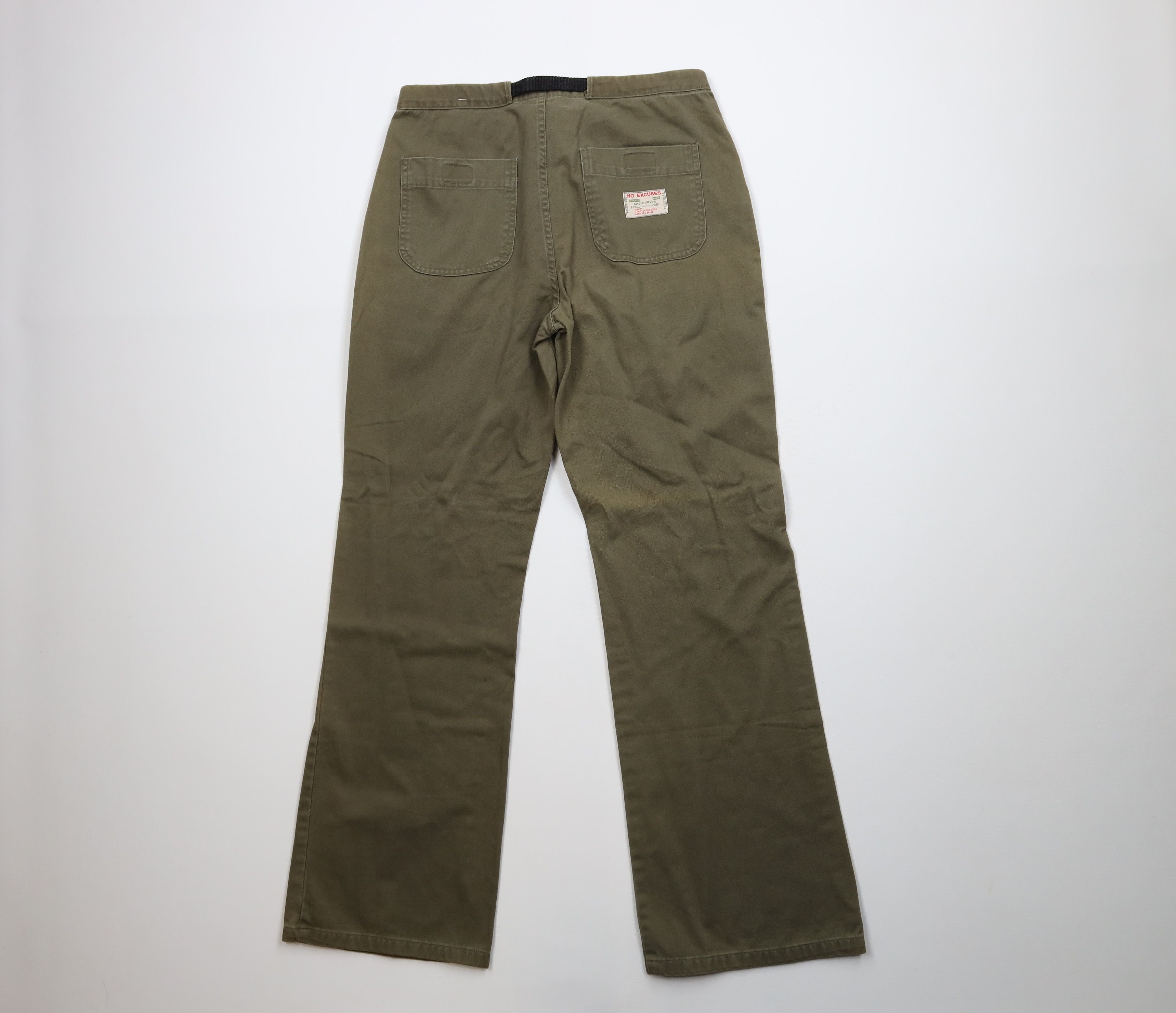Vintage Vintage 90s Y2K Streetwear Flared Utility Military Pants Size 32" / US 10 / IT 46 - 9 Thumbnail
