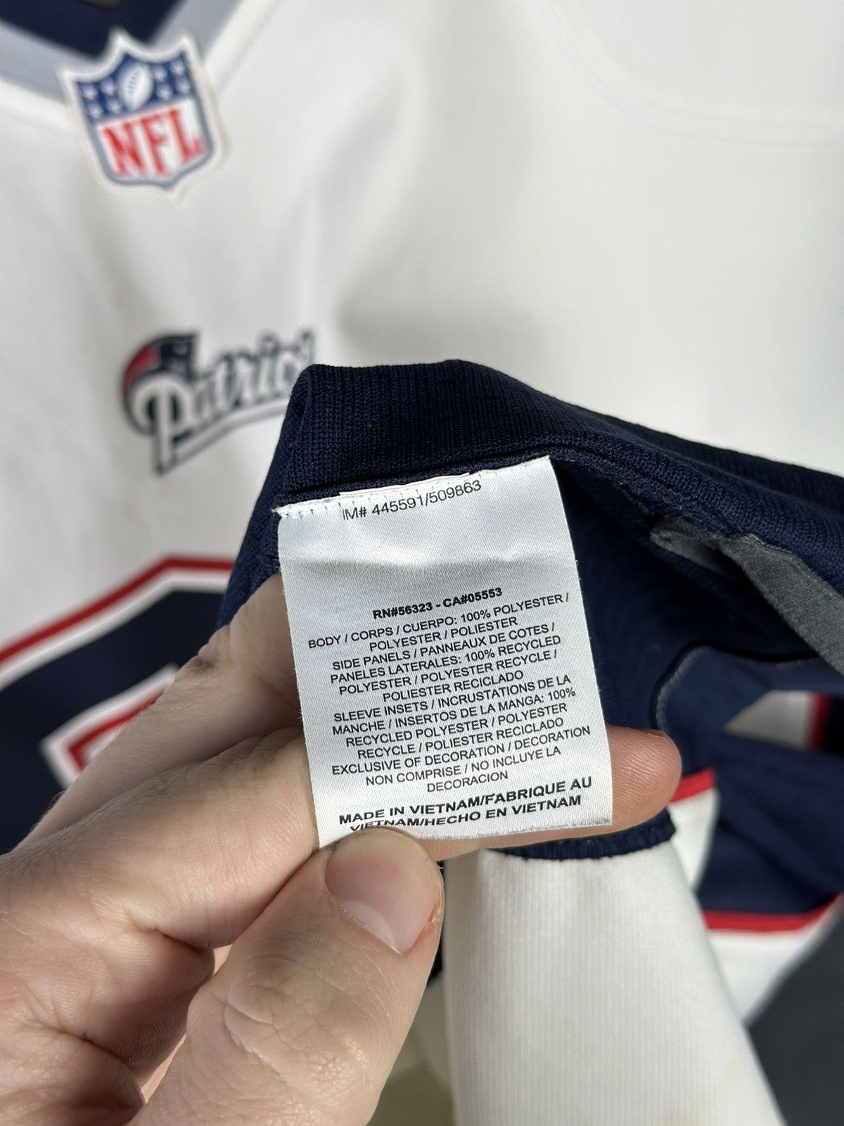 NFL × Nike Wes Welker New England Patriots Nike Limited Jersey - White Size US S / EU 44-46 / 1 - 14 Thumbnail