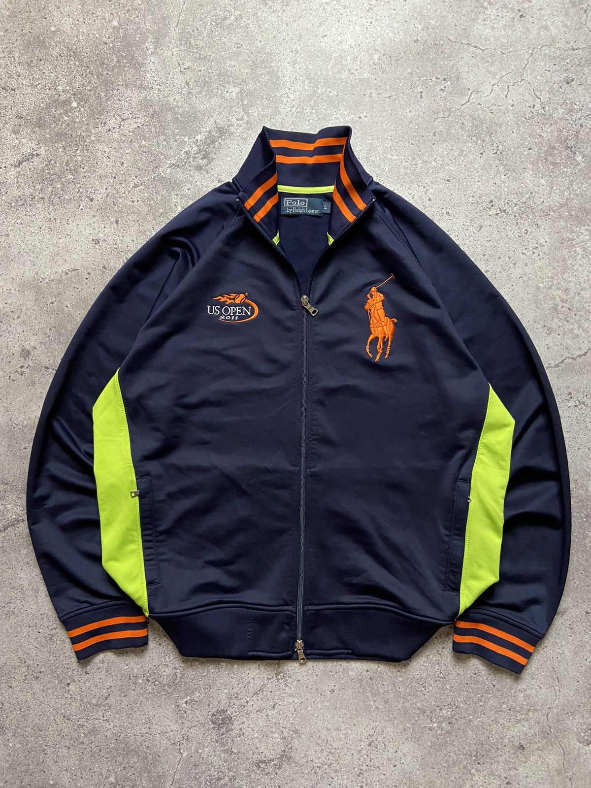 Polo Ralph Lauren × Vintage Vintage Polo Ralph Lauren US Open 2011 Team Polo zip Size US L / EU 52-54 / 3 - 1 Thumbnail