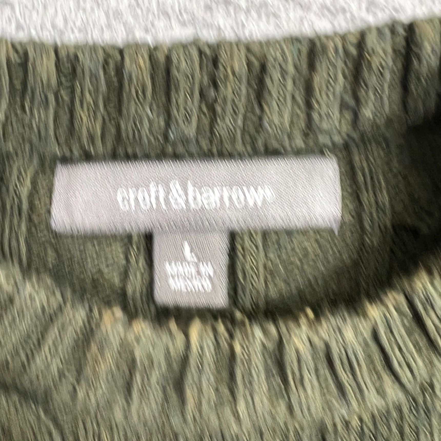 Croft & Barrow VINTAGE Croft & Barrow Mens Sweater Pullover Knit Crew Neck Olive Green L 90s Casual Winter Fall Seasonal Size US L / EU 52-54 / 3 - 3 Thumbnail
