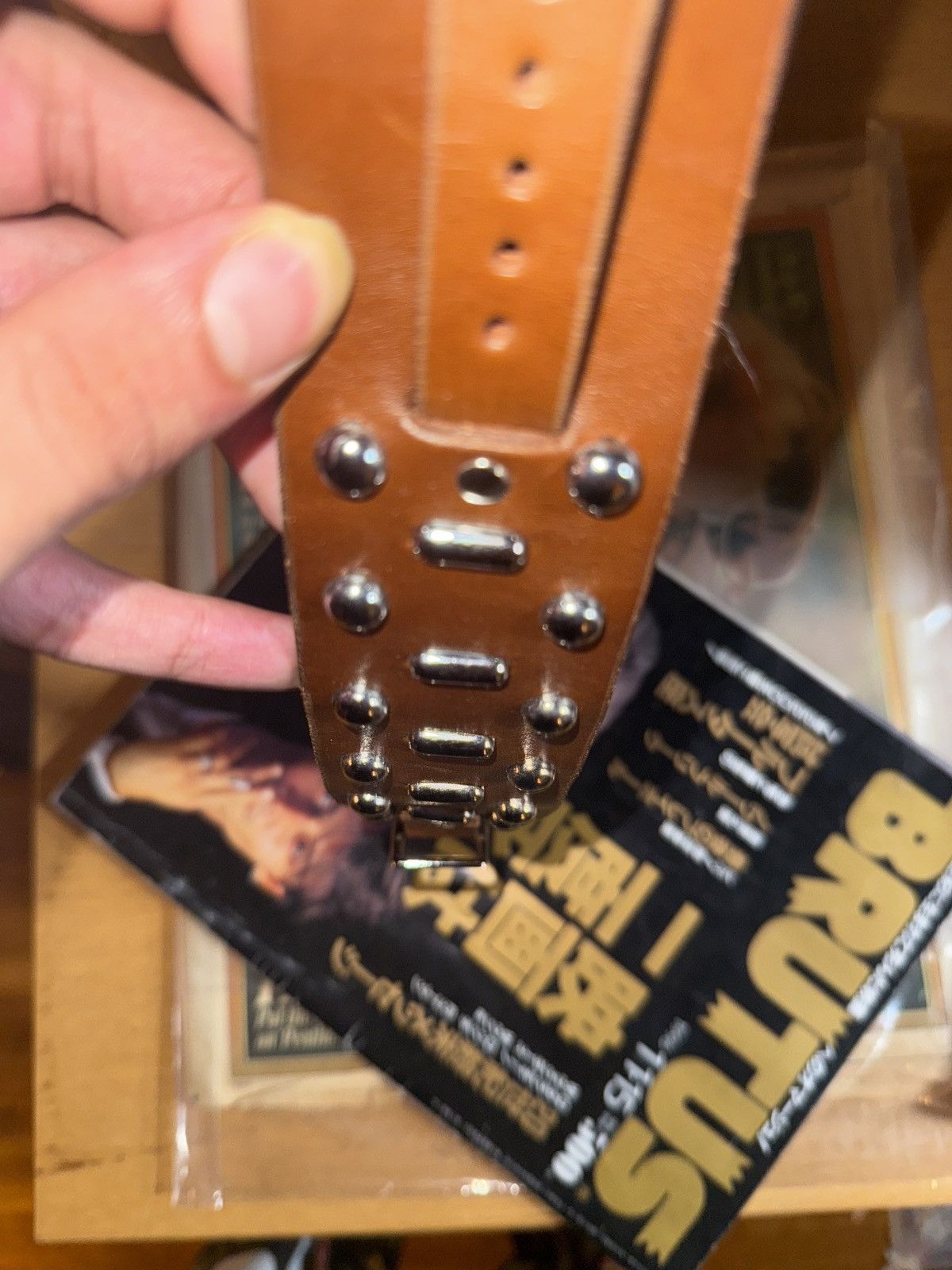 Other Vintage 1971 Hunter S. Thompson Leather Wristband Raoul Duke Size ONE SIZE - 5 Thumbnail