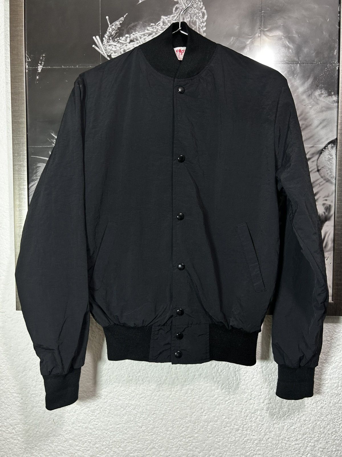 Mtv MTV LEATHER LOGO BOMBER JACKET 1990’s Size US S / EU 44-46 / 1 - 2 Thumbnail