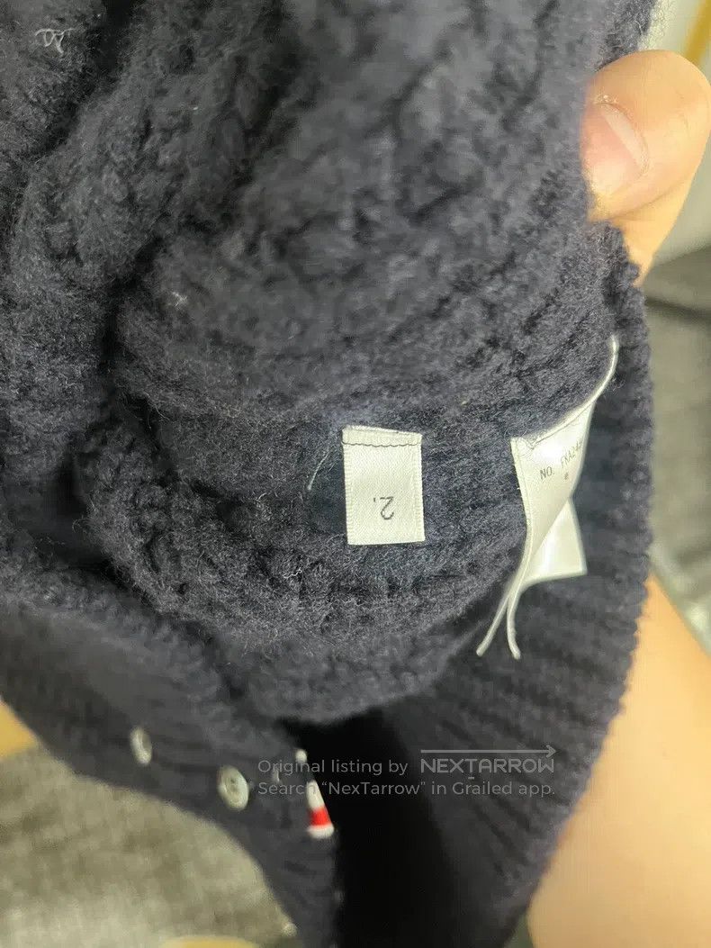 Thom Browne Thom Browne Blue cardigan Size US M / EU 48-50 / 2 - 5 Thumbnail