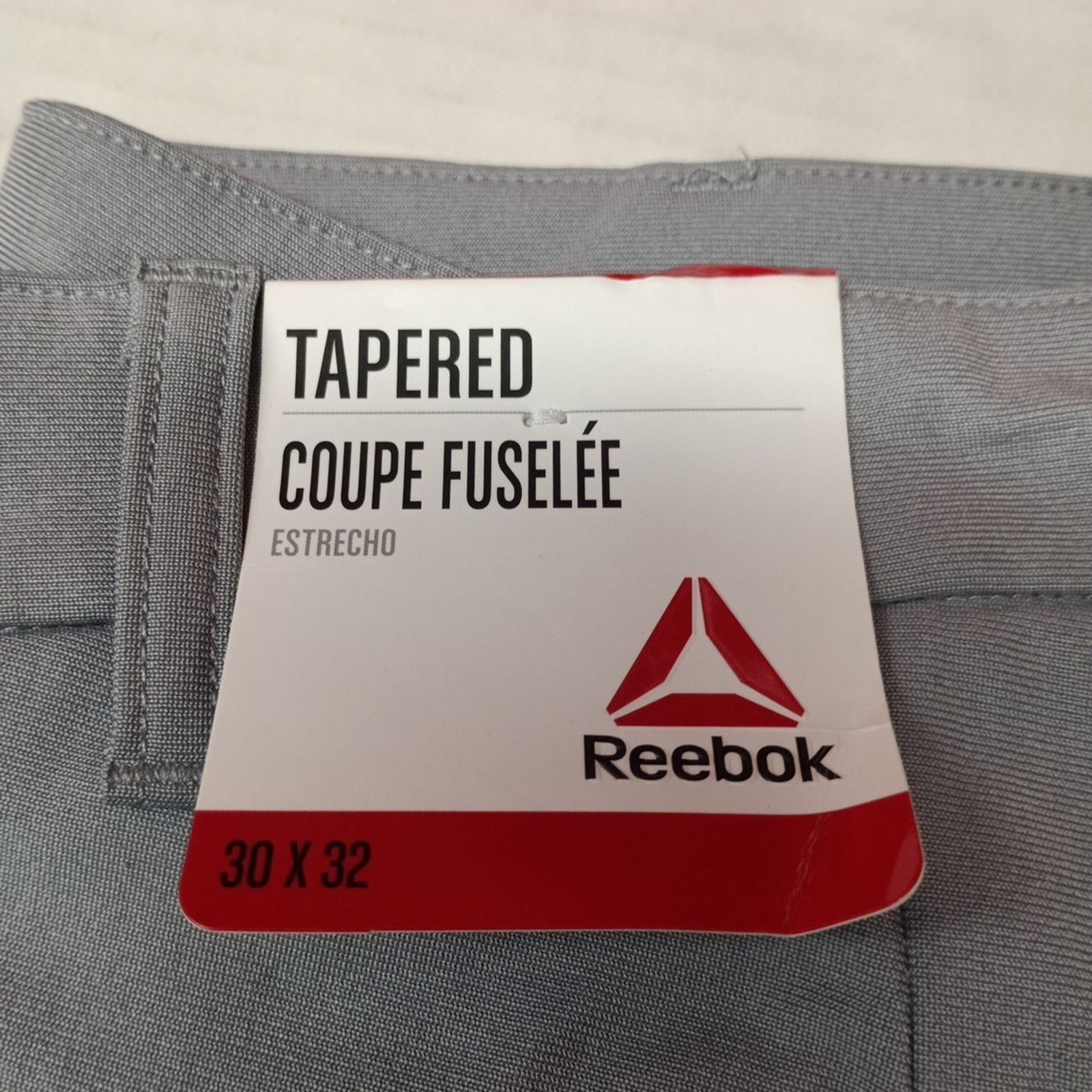 Reebok Reebok Tapered Pants Men's 30x32 Gray Moisture Management Size US 30 / EU 46 - 2 Thumbnail