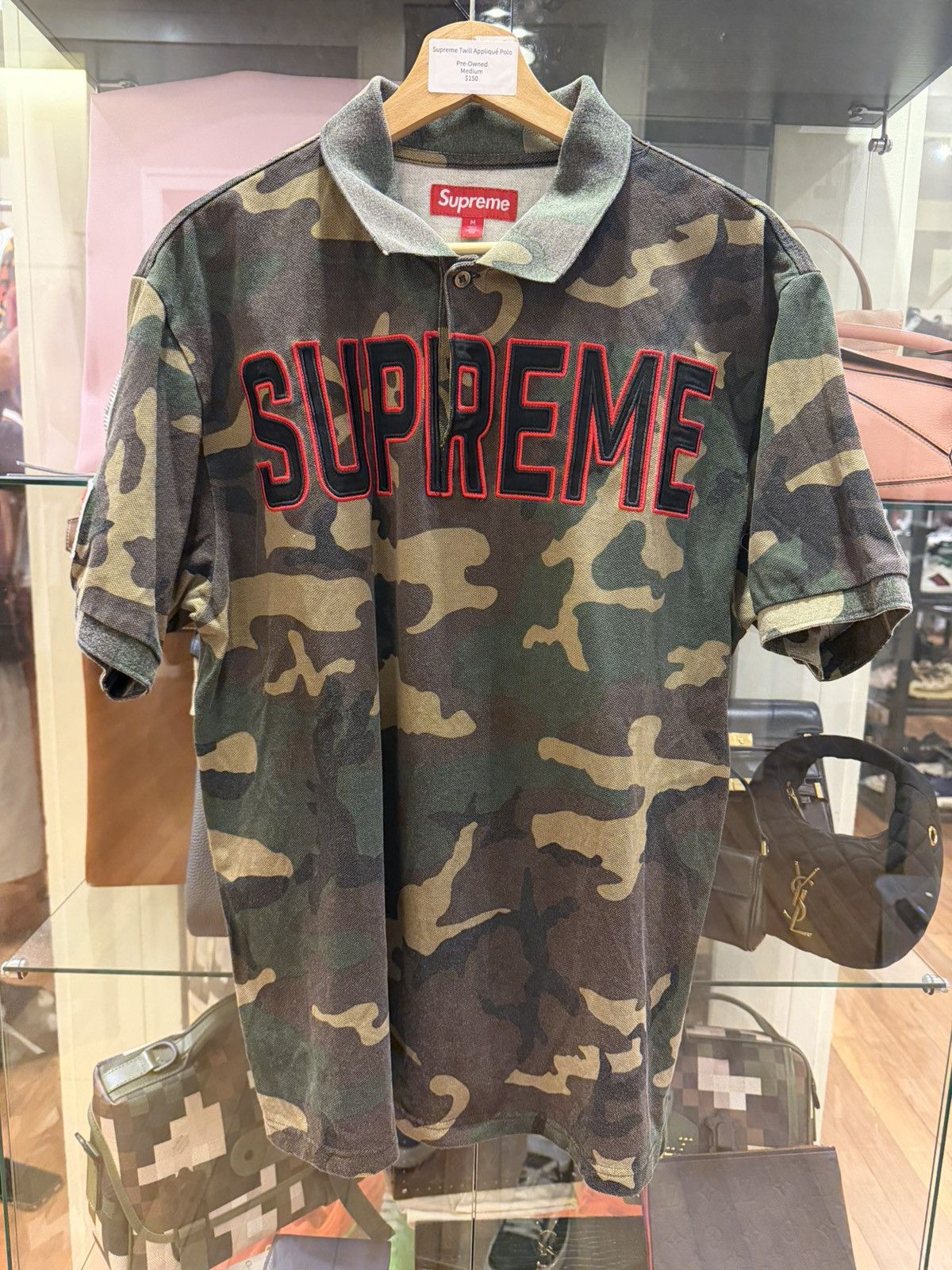 Supreme Supreme Twill appliqué polo | Grailed