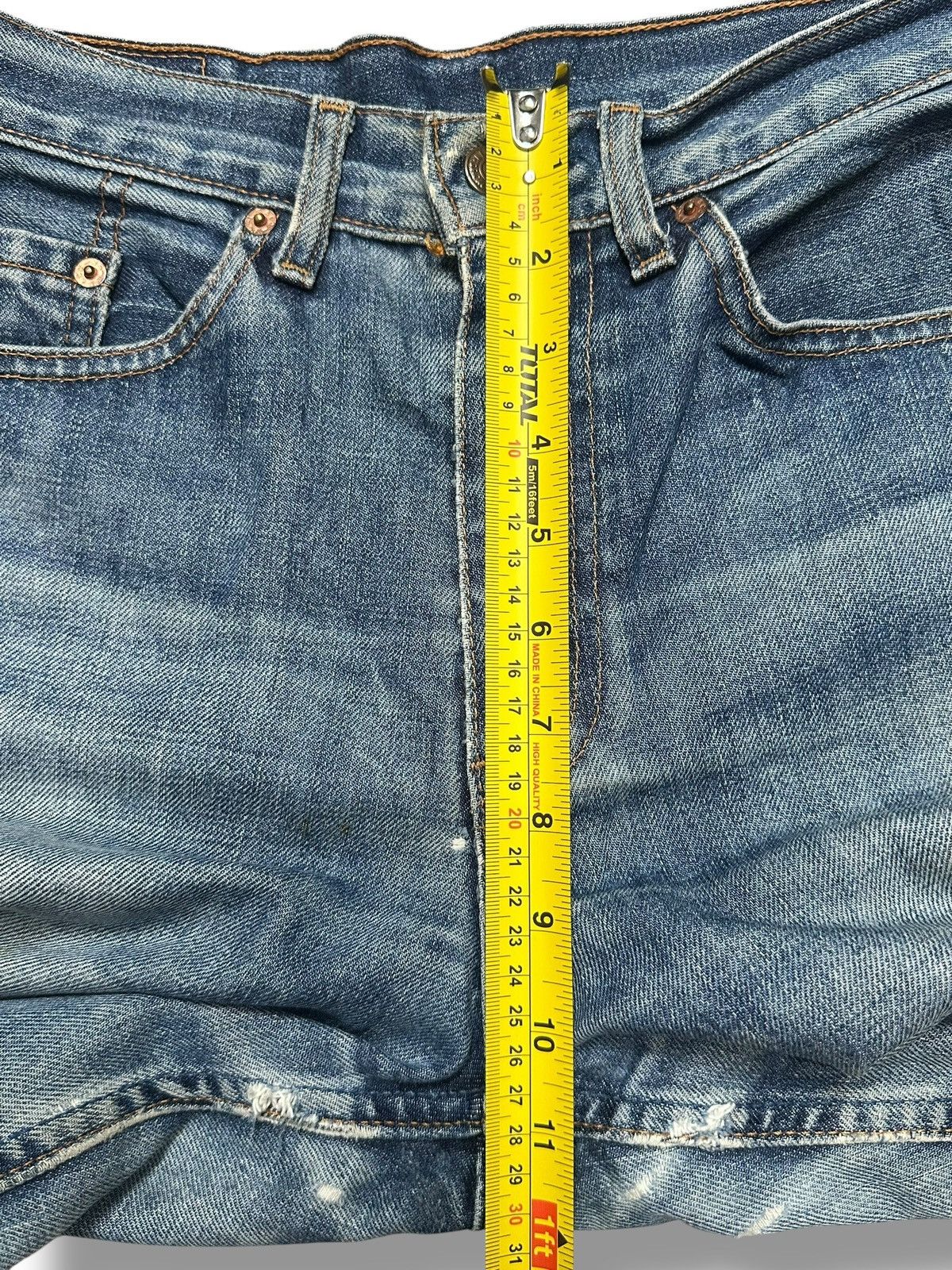 Levi's Levi's 560 Relaxed Fit Vintage Distressed Denim Faded Wash Size US 30 / EU 46 - 17 Thumbnail