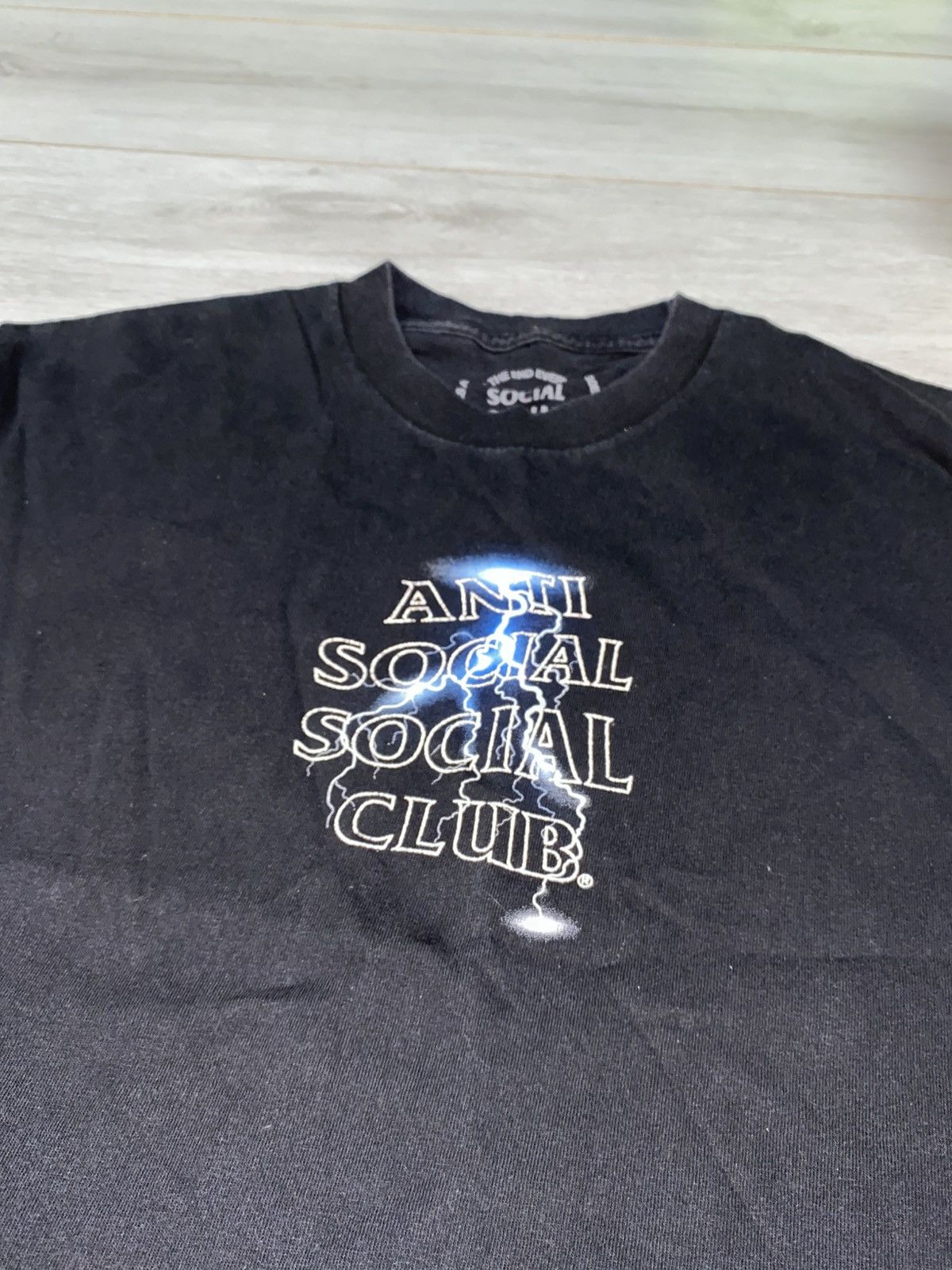 Anti Social Social Club Anti Social Social Club USA reflective Lightning Tee Y2K Size US L / EU 52-54 / 3 - 4 Thumbnail