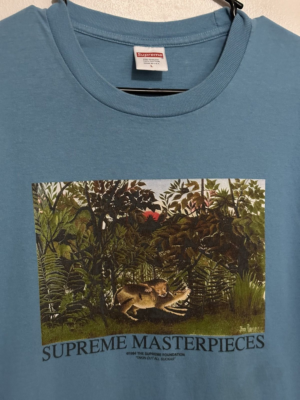 Supreme Supreme Masterpieces Tee Size US L / EU 52-54 / 3 - 2 Thumbnail