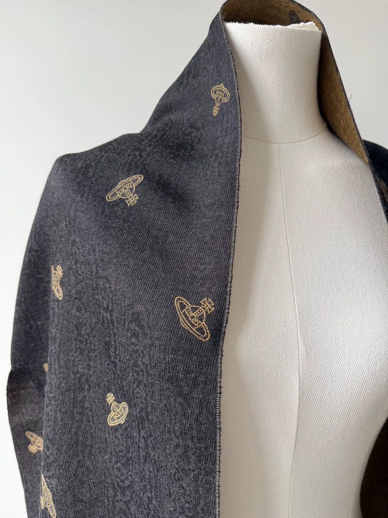 Vivienne Westwood Vivienne Westwood Silk double sided scarf Size ONE SIZE - 3 Thumbnail
