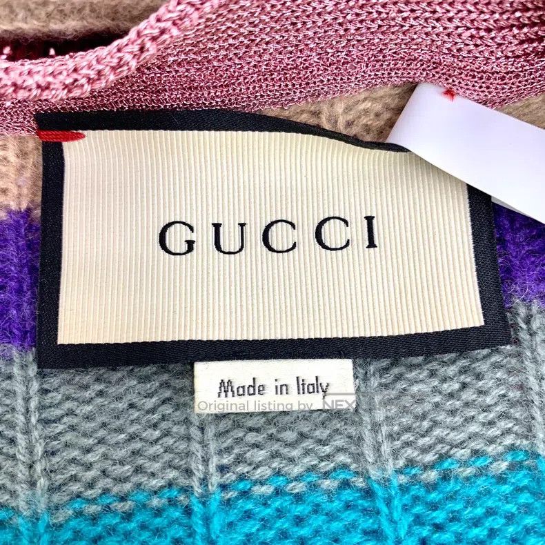 Gucci Gucci Colourful striped V-neck single-breasted long-sleeve Size S / US 4 / IT 40 - 7 Thumbnail