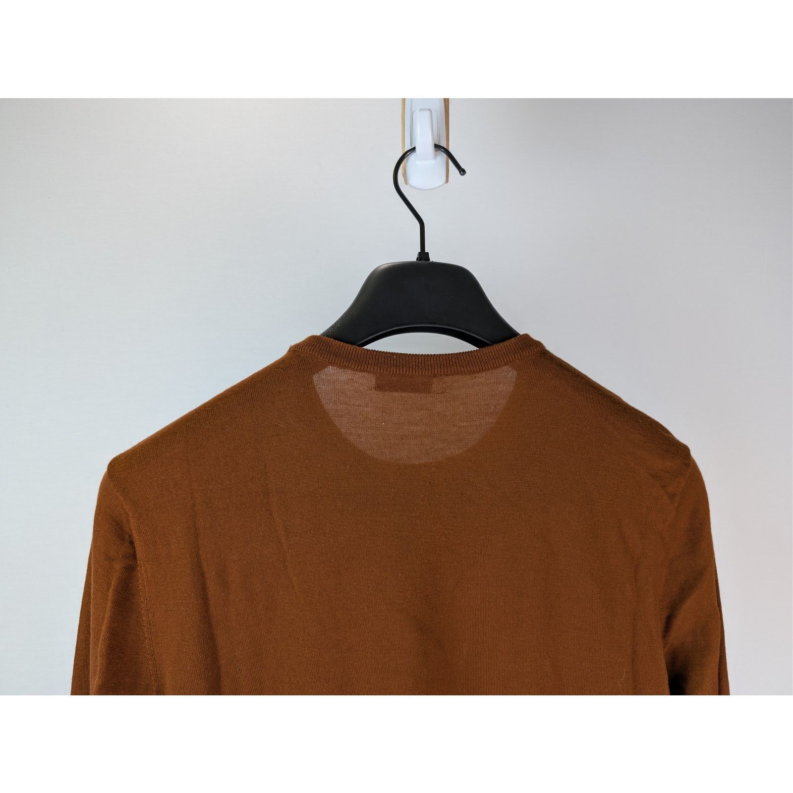 Brunello Cucinelli o1rshd1 CC20 Long-Sleeve Crewneck Sweater in Brown Size US M / EU 48-50 / 2 - 11 Thumbnail