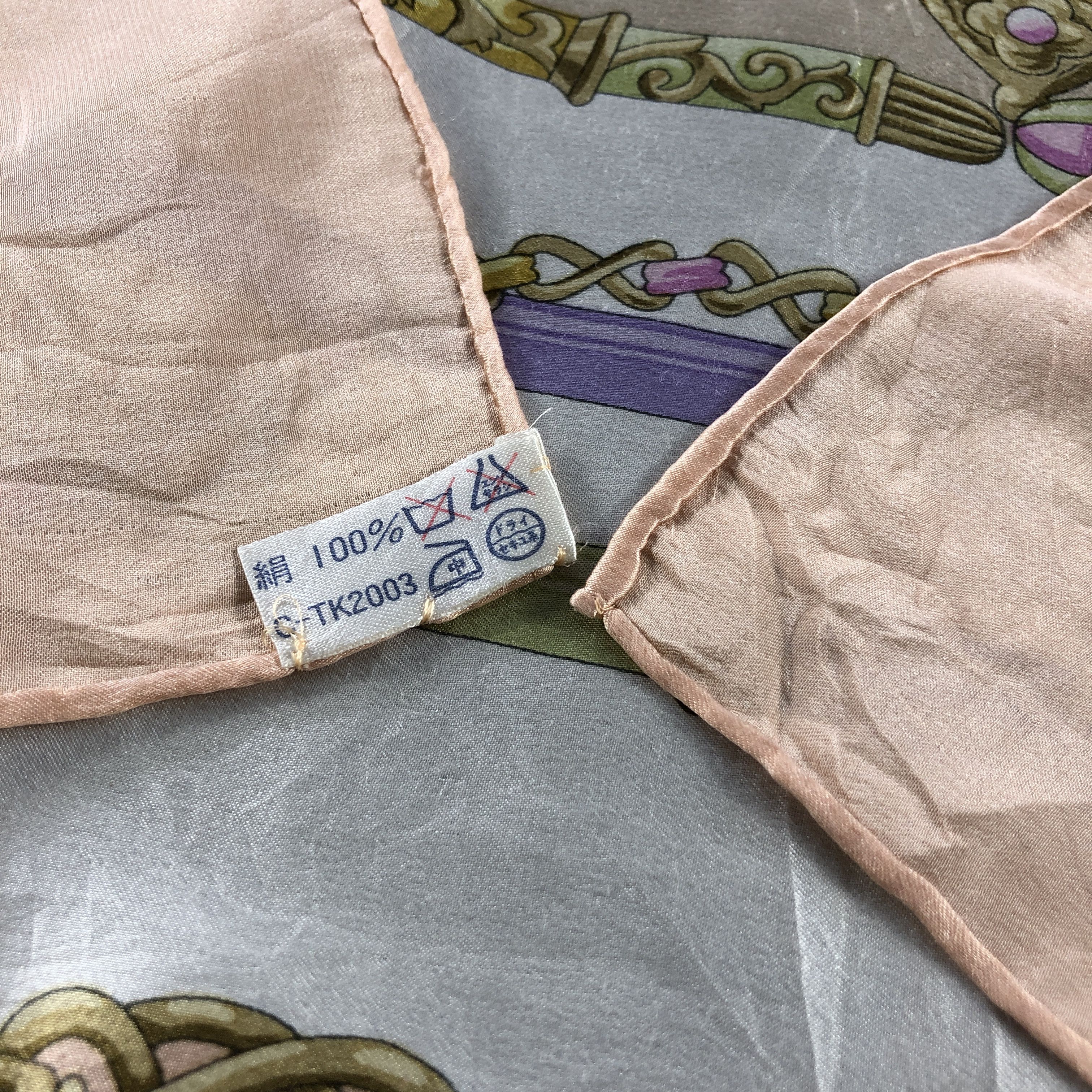 Lancel Vintage Lancel Luxury Silk Scarf M1229 Size ONE SIZE - 5 Thumbnail
