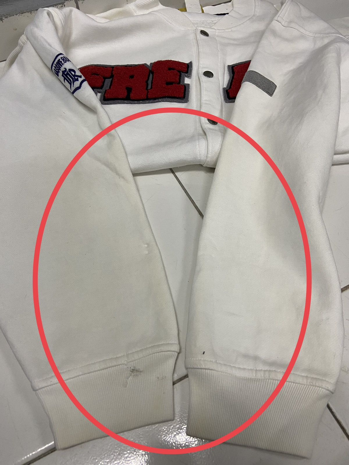 Other FREAKY MASSIVE 808 WHITE VARSITY Size US L / EU 52-54 / 3 - 13 Thumbnail
