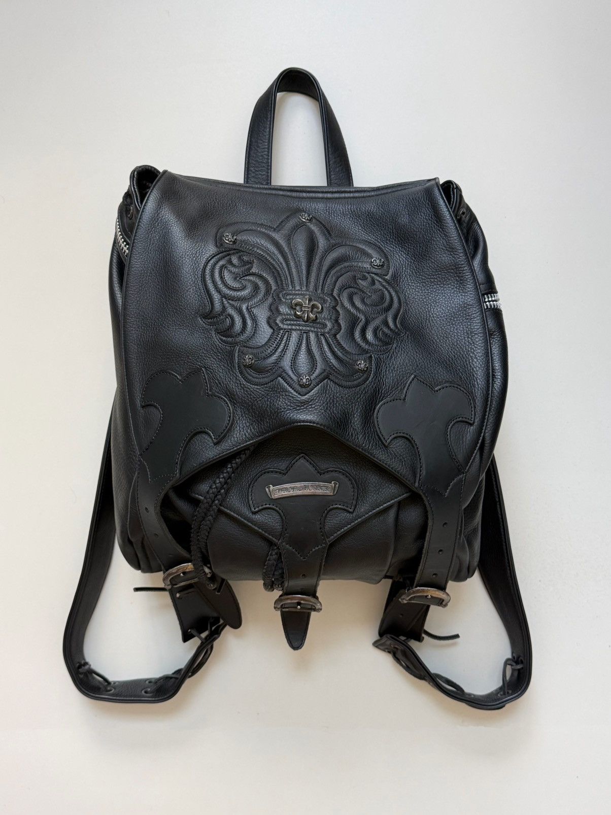 Chrome Hearts Chrome Hearts Feurknee Leather Backpack Size ONE SIZE - 1 Thumbnail