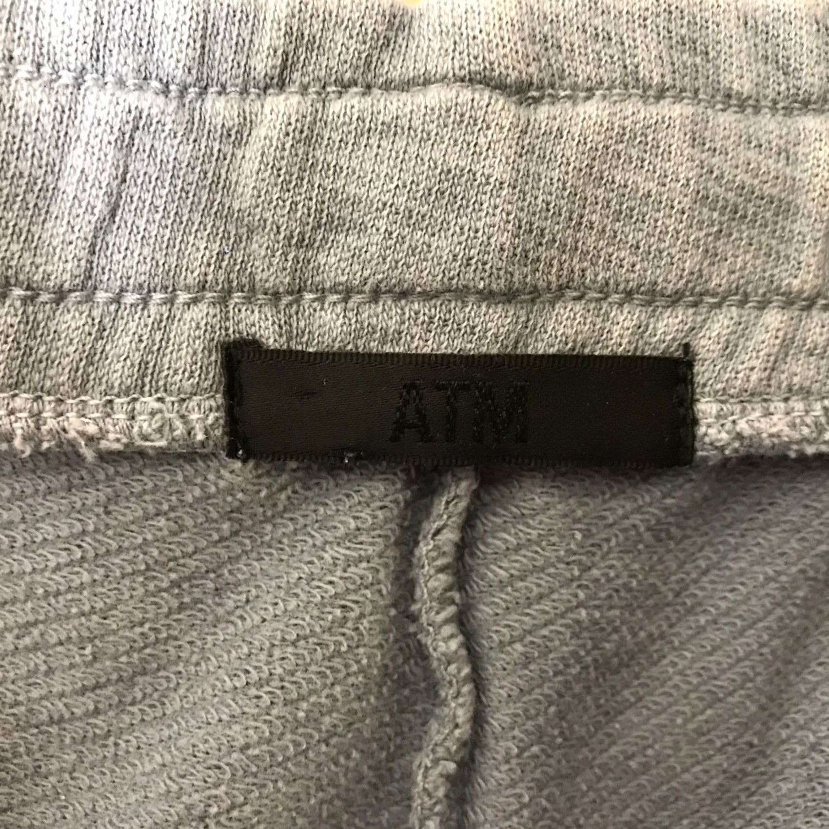 Vintage ATM WOMEN'S XS BLUE SWEATPANTS 100% COTTON DRAWSTRING WAIST Size 26" / US 2 / IT 38 - 7 Thumbnail