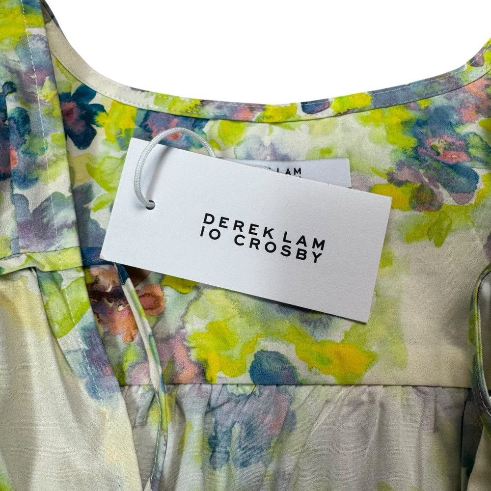 Derek Lam 10 Crosby NWT New $295 DEREK LAM 10 CROSBY Caroline Double Tie Top Eu Size L / US 10 / IT 46 - 6 Thumbnail