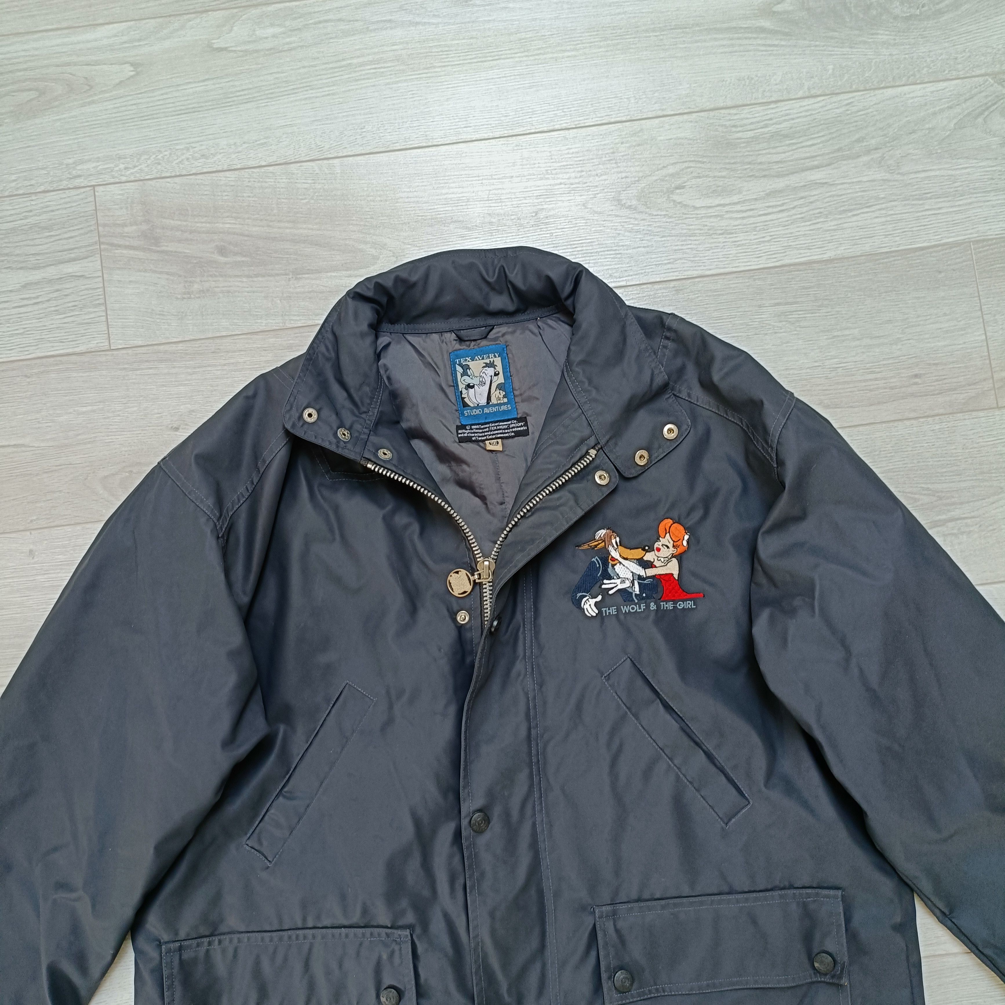 Vintage Tex Avery The Wolf & The Girl Studio Adventures Men's Jacket Size US XL / EU 56 / 4 - 4 Thumbnail