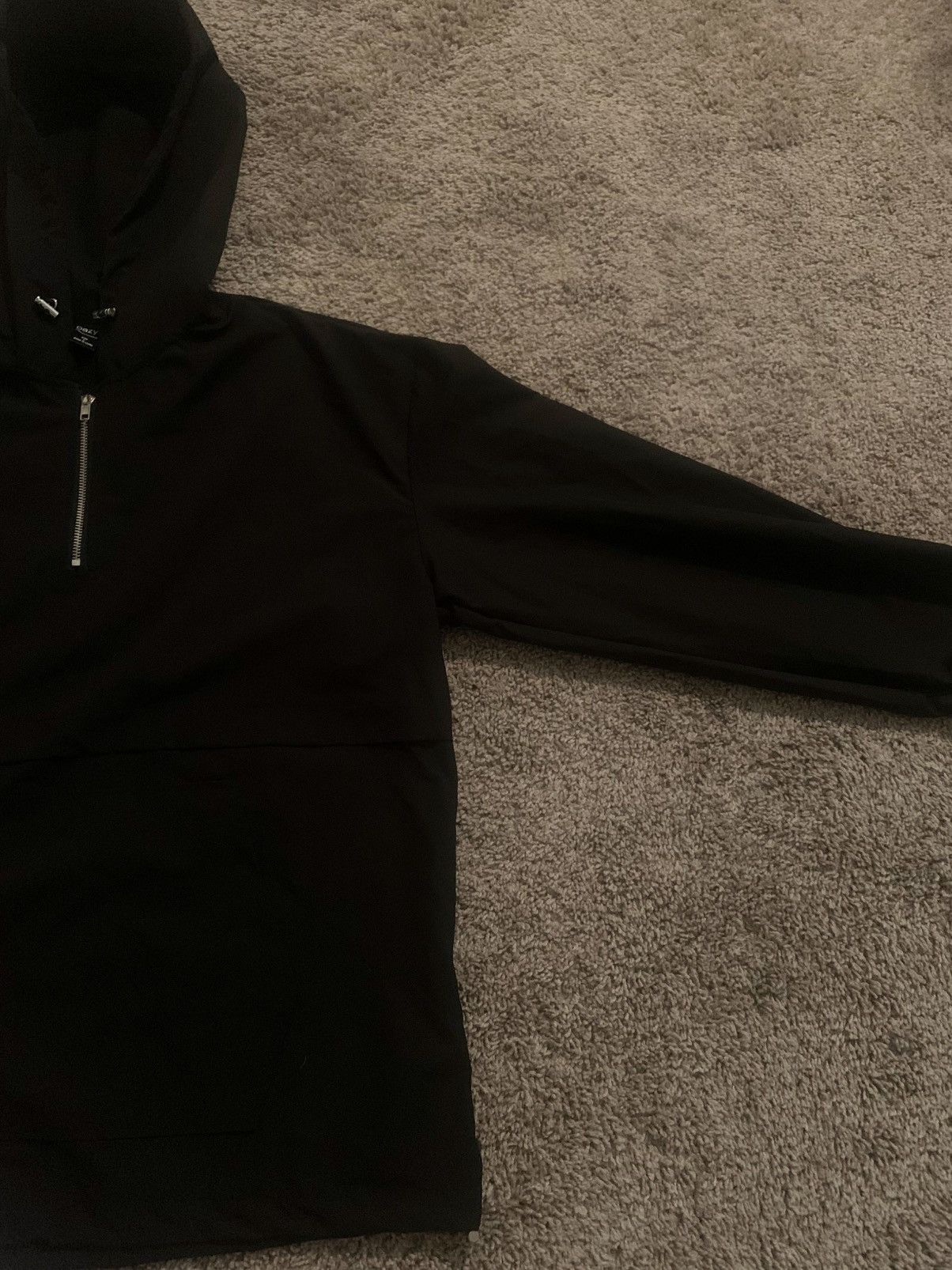 Other Half Zipper Drawstring Hem Hooded Coat Size US L / EU 52-54 / 3 - 2 Thumbnail