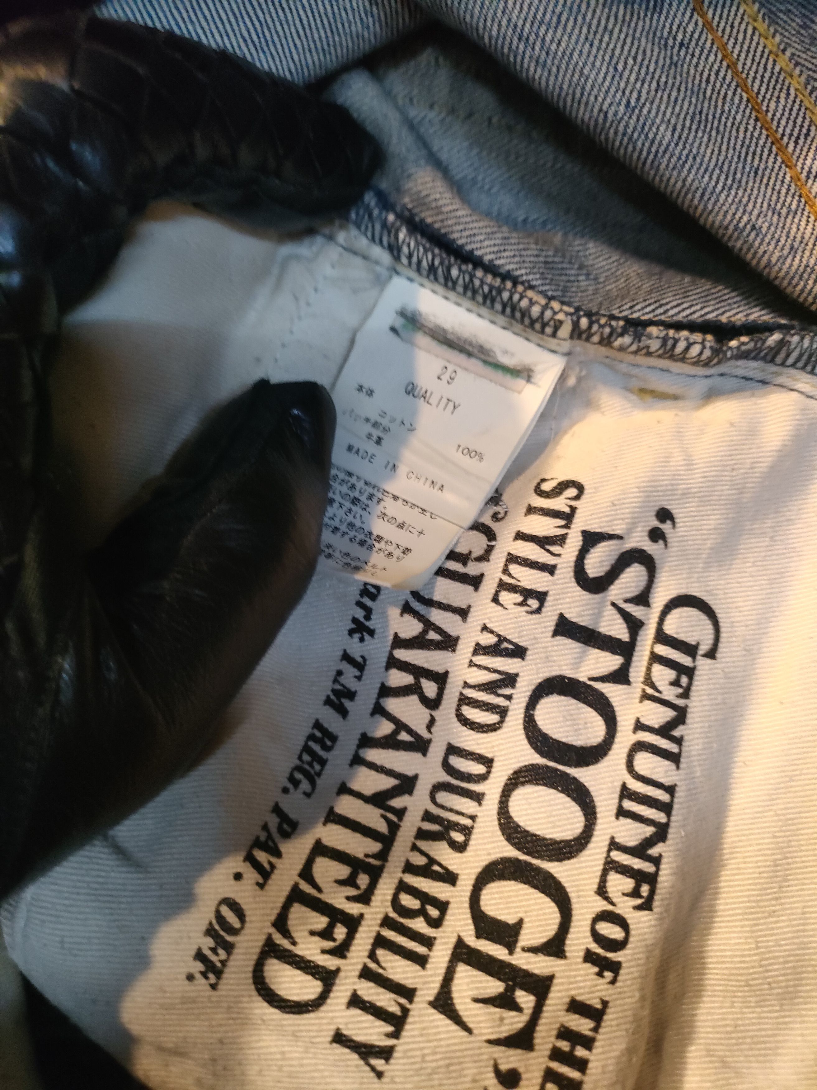 Japanese Brand Genuine Of The Stooge Distressed Jeans Size US 32 / EU 48 - 4 Thumbnail