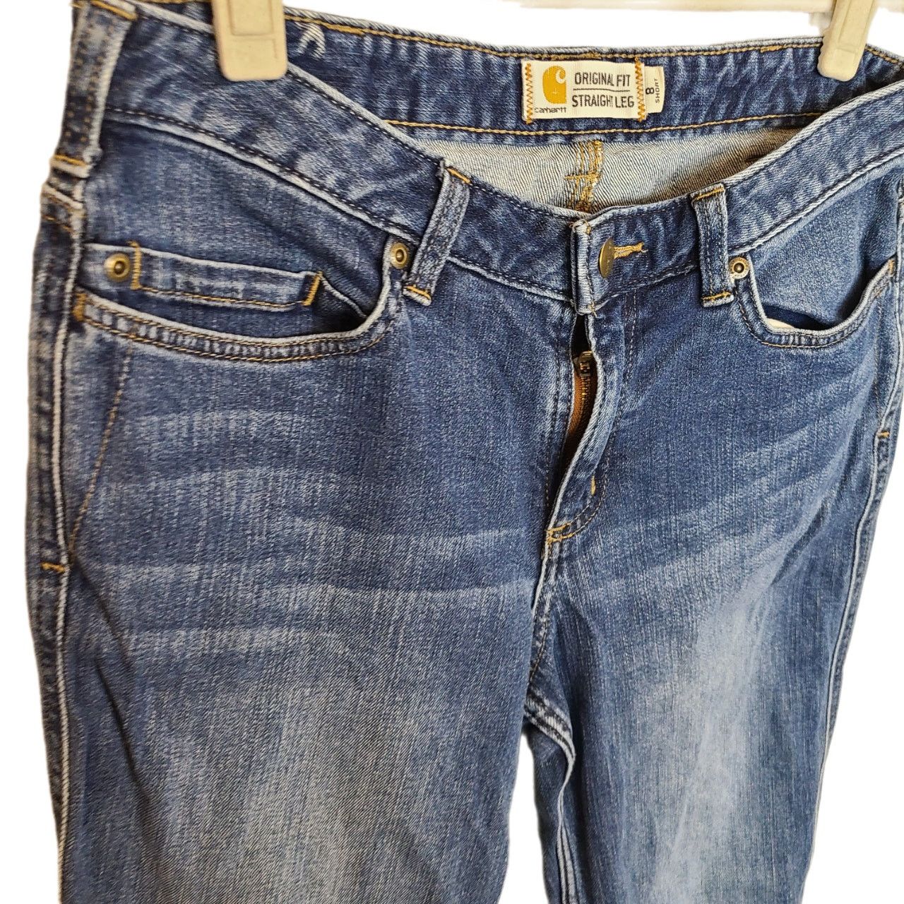 Carhartt Carhartt Womens Original Fit Straight Leg Jeans Sz 8S Denim Size 30" / US 8 / IT 44 - 5 Thumbnail