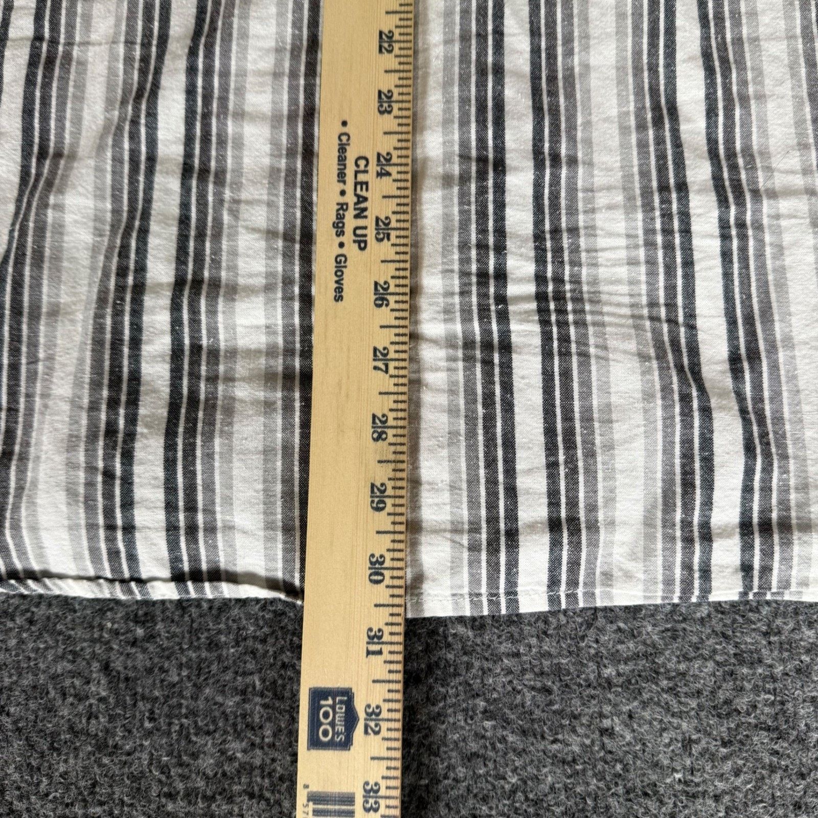Vans Vans Mens XXL Gray Striped Short Sleeve Button Up Shirt Top Size US XXL / EU 58 / 5 - 6 Thumbnail
