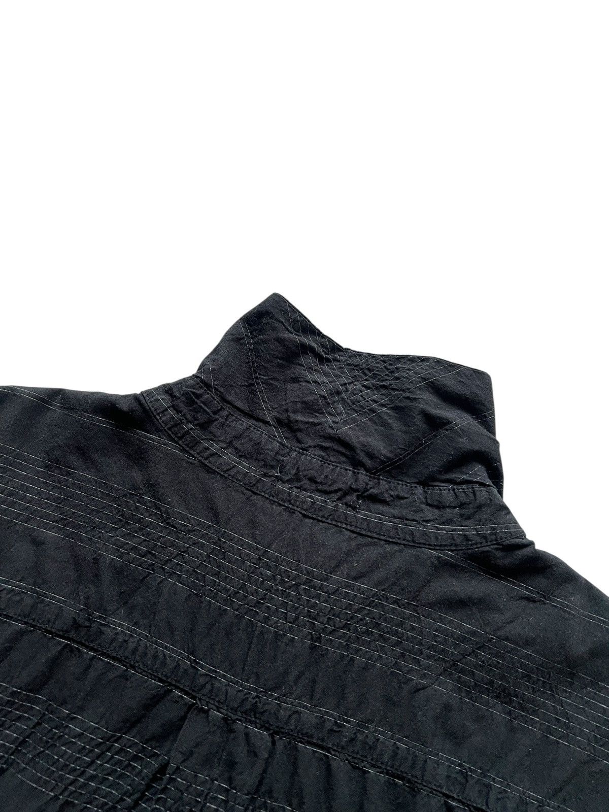 Issey Miyake 1990s Issey Miyake Textured Asymmetrical Button Up Shirt Size US M / EU 48-50 / 2 - 11 Thumbnail