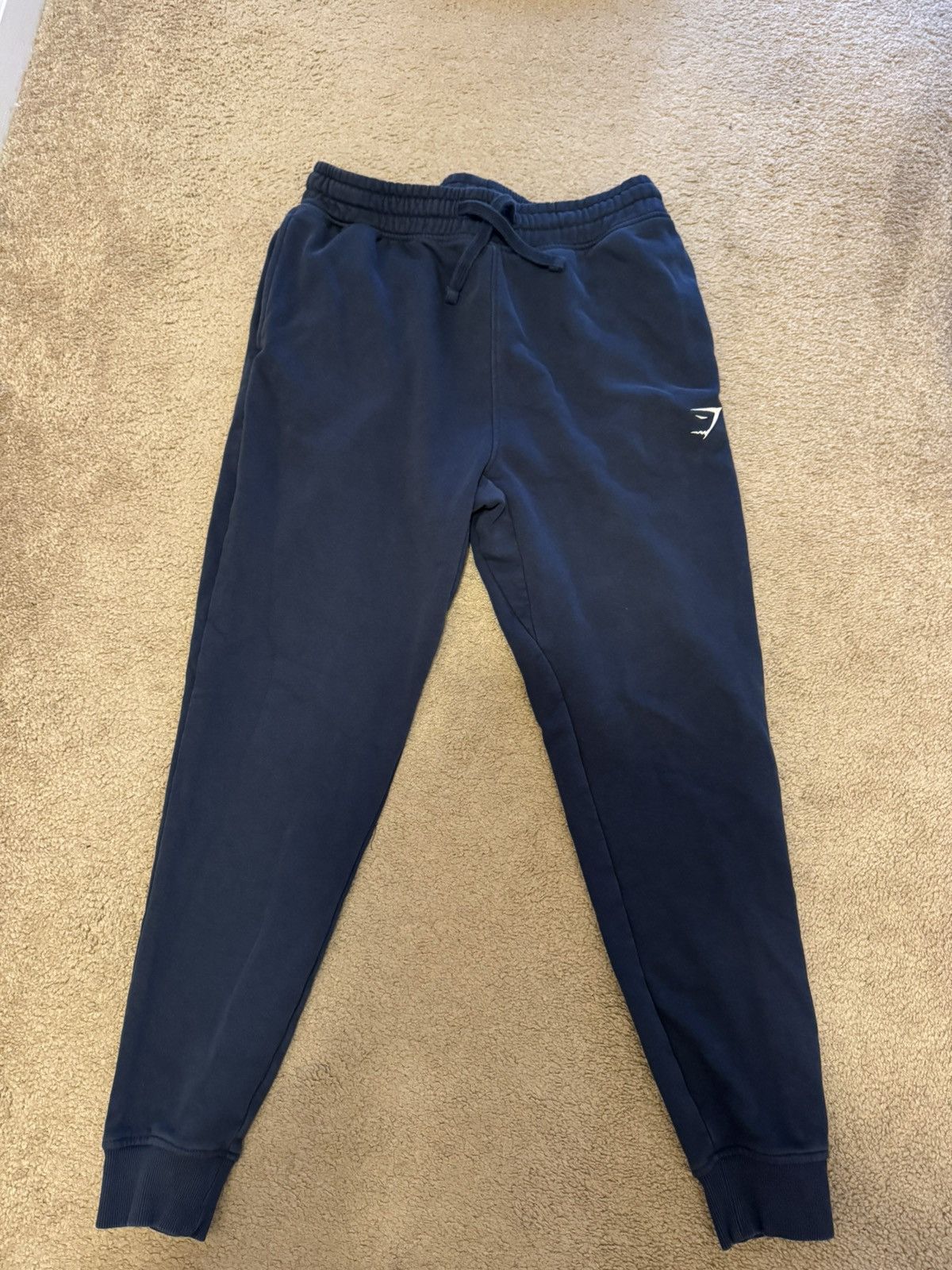 Gymshark GymShark Navy Joggers Size US 31 - 1 Preview