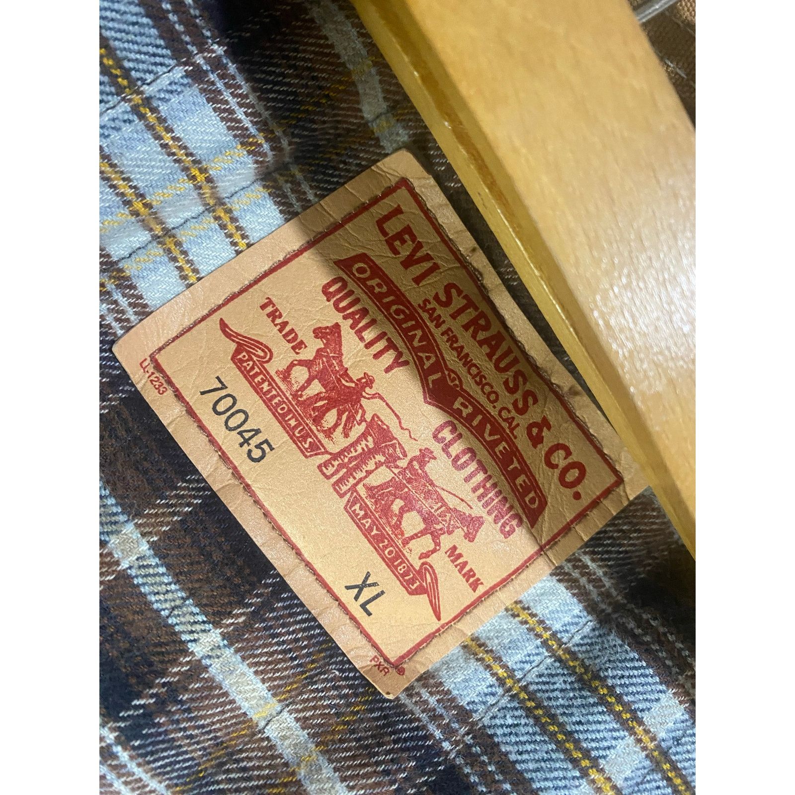 Levi's Levis Canvas Blanket Flannel Lined Chore Barn Coat XL Tan Size US XL / EU 56 / 4 - 6 Thumbnail