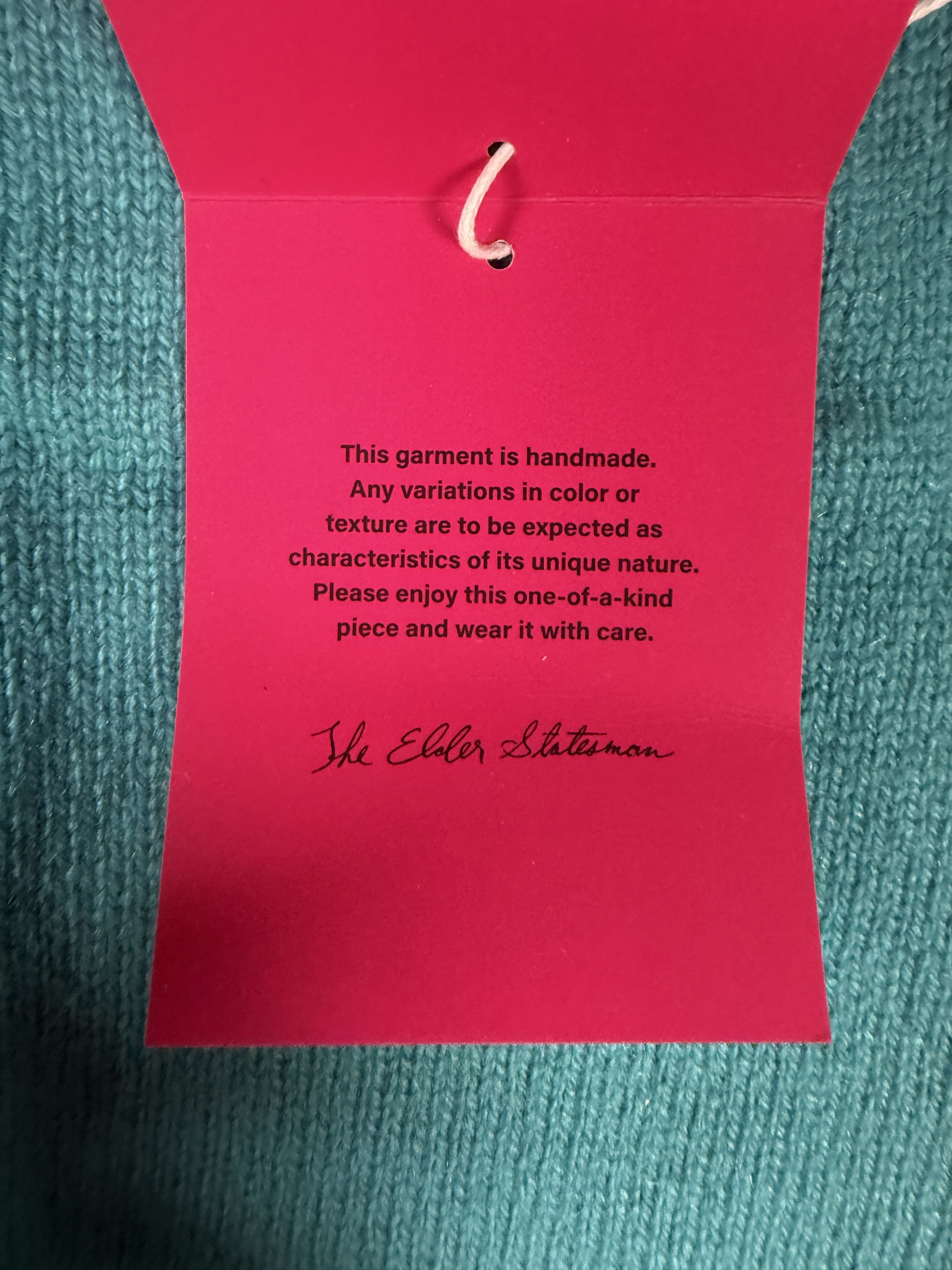 The Elder Statesman $1195 The Elder Statesman Cashmere Simple Crew Size US L / EU 52-54 / 3 - 6 Thumbnail