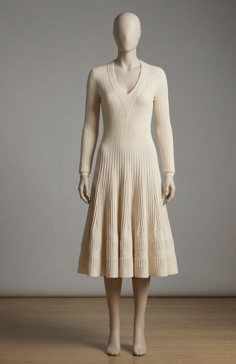 Alaia Alaïa Dress mi-long Size S / US 4 / IT 40 - 2 Thumbnail
