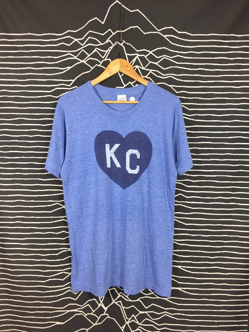 Vintage Vtg Charlie Hustle Kansas City KC Heart Logo Tee Size US L / EU 52-54 / 3 - 1 Thumbnail