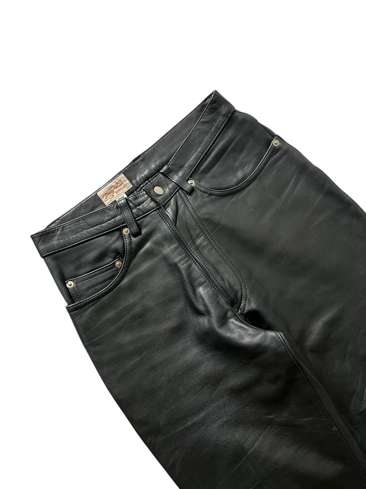 Beams Japan Vintage Beams Leather Pants Size US 28 / EU 44 - 4 Thumbnail