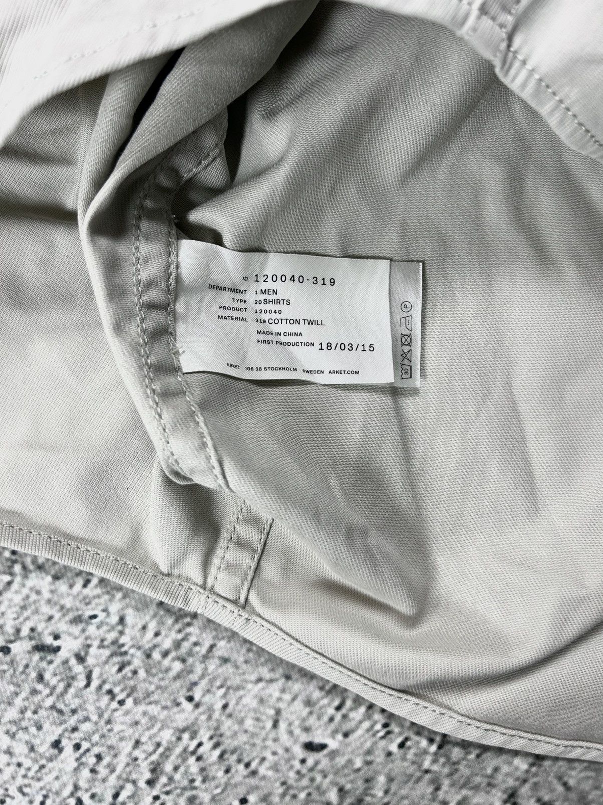 Arket Arket thick shirt beige Size US M / EU 48-50 / 2 - 4 Thumbnail