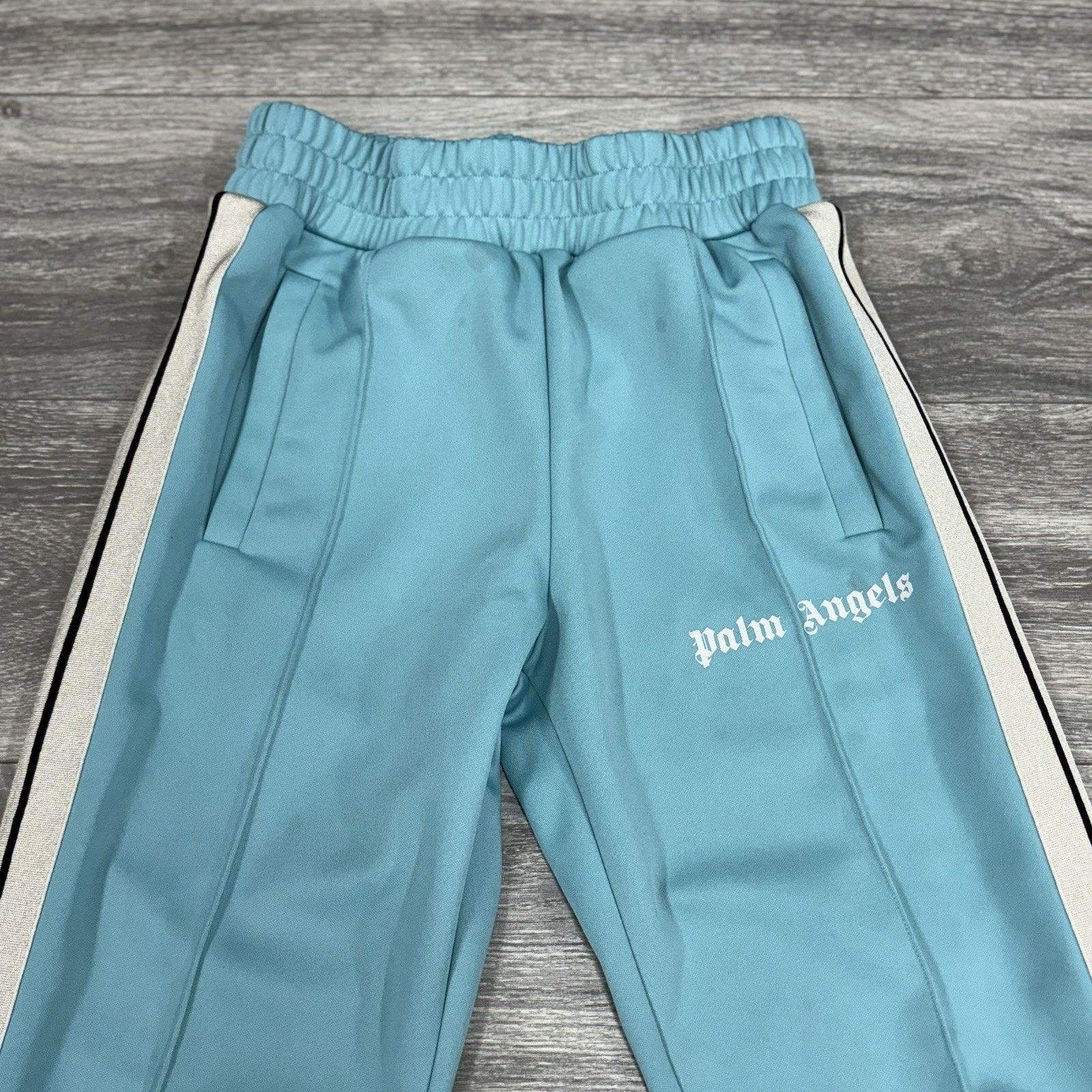 Palm Angels Palm Angels Classic Track Pants ' Light Blue Off White ' Size US 31 - 7 Thumbnail