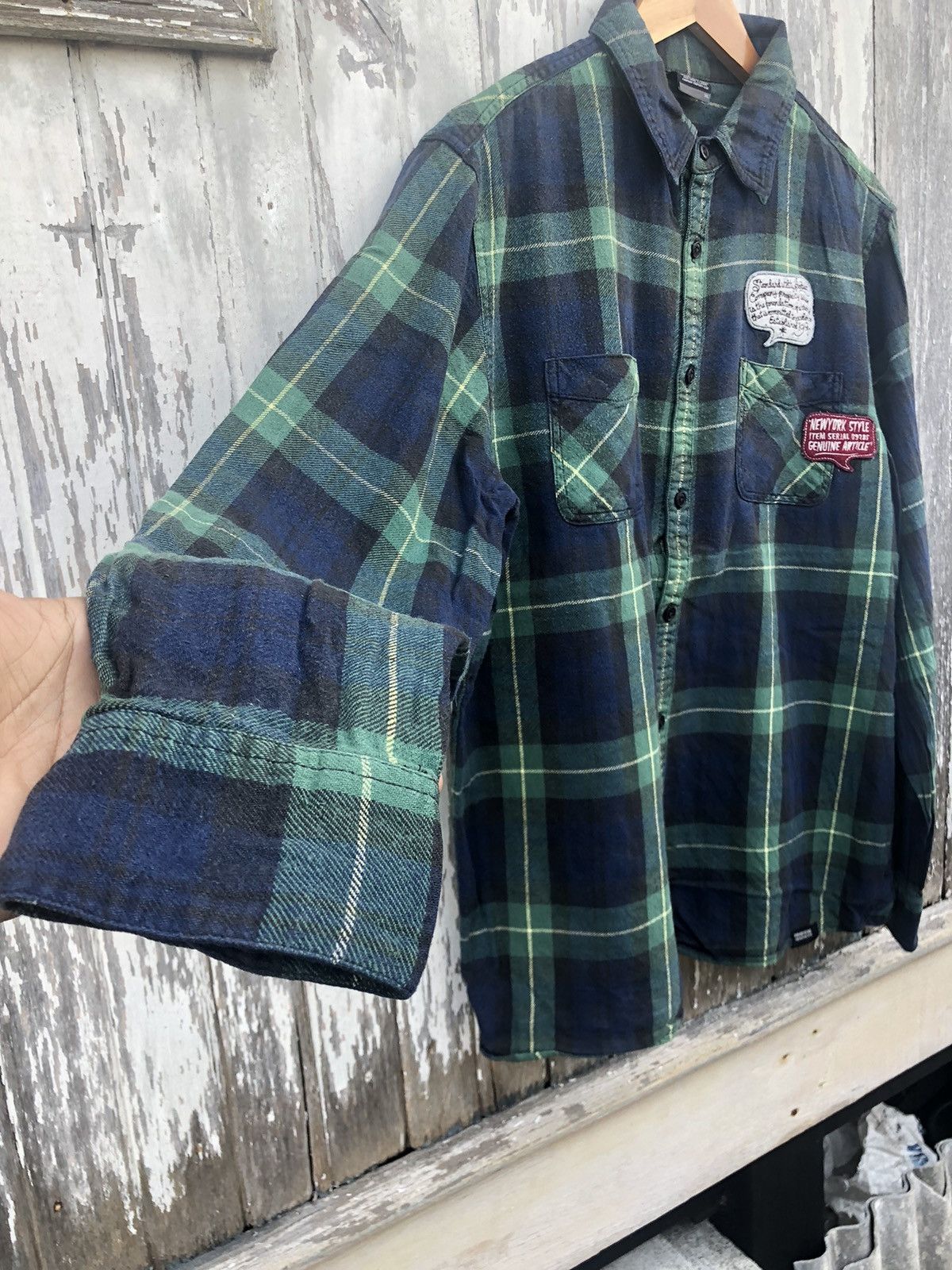 Fubu × Vintage 🔥Vintage Y2K🔥Fubu collection Plaid Flannel Longsleeve Size US XL / EU 56 / 4 - 10 Thumbnail