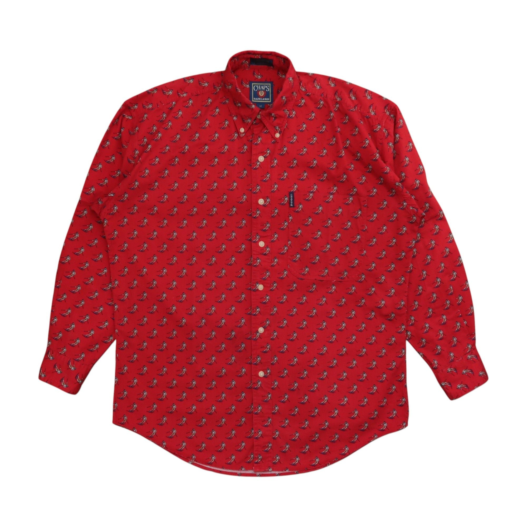 Polo Ralph Lauren 2000s Chaps Ralph Lauren Skiman Pattern Western Shirt Size US M / EU 48-50 / 2 - 1 Thumbnail