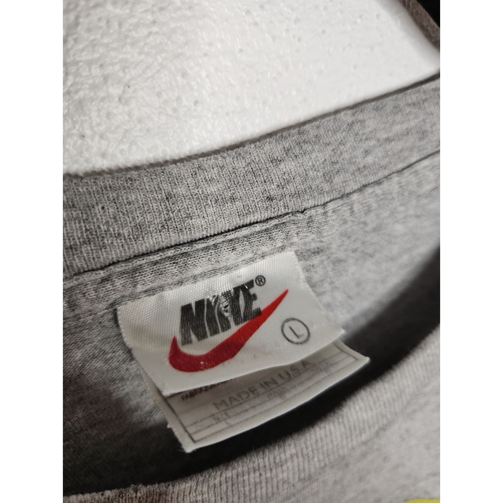Nike Vintage Nike Just Do It White Tag Large Gray 90s Sports Size US L / EU 52-54 / 3 - 3 Thumbnail