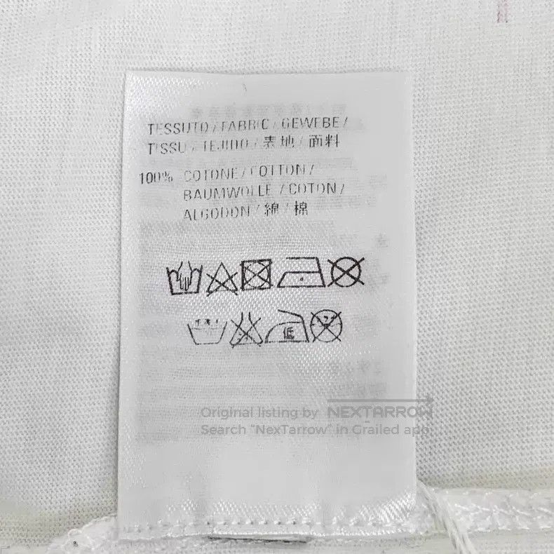 Balenciaga Balenciaga White Logo Letter Print Cotton Crew Neck Short Size US M / EU 48-50 / 2 - 7 Thumbnail