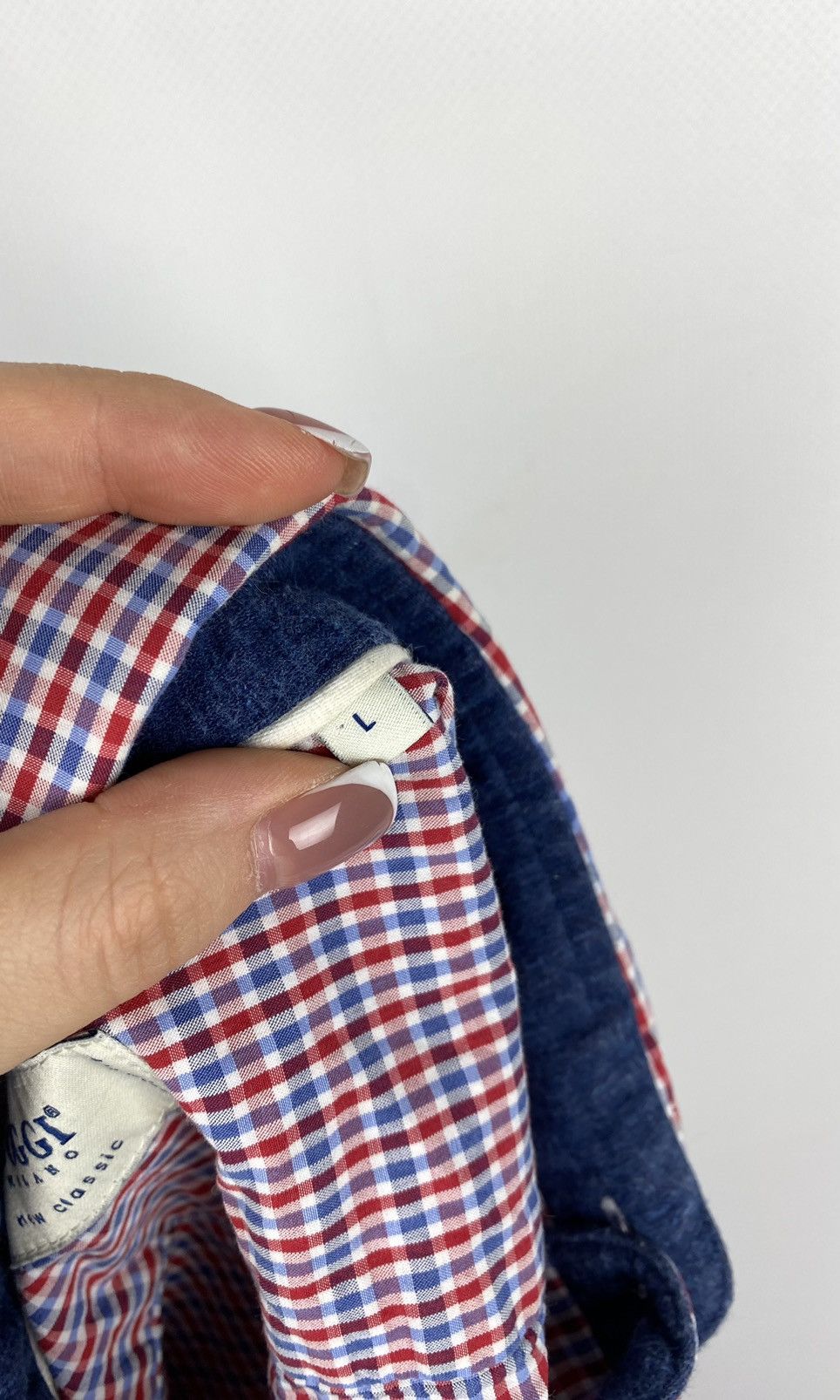 Boggi Boggi Milano men’s long sleeve plaid button up shirt size L Size US L / EU 52-54 / 3 - 22 Thumbnail