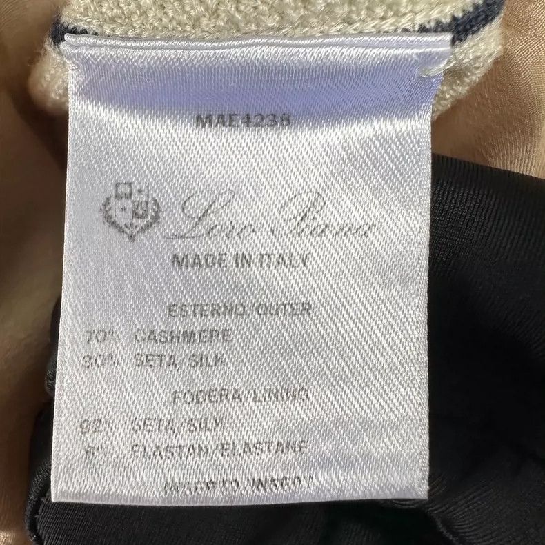 Loro Piana LORO PIANA Mossy wool knitted embroidered dress Size XS / US 0-2 / IT 36-38 - 1 Thumbnail