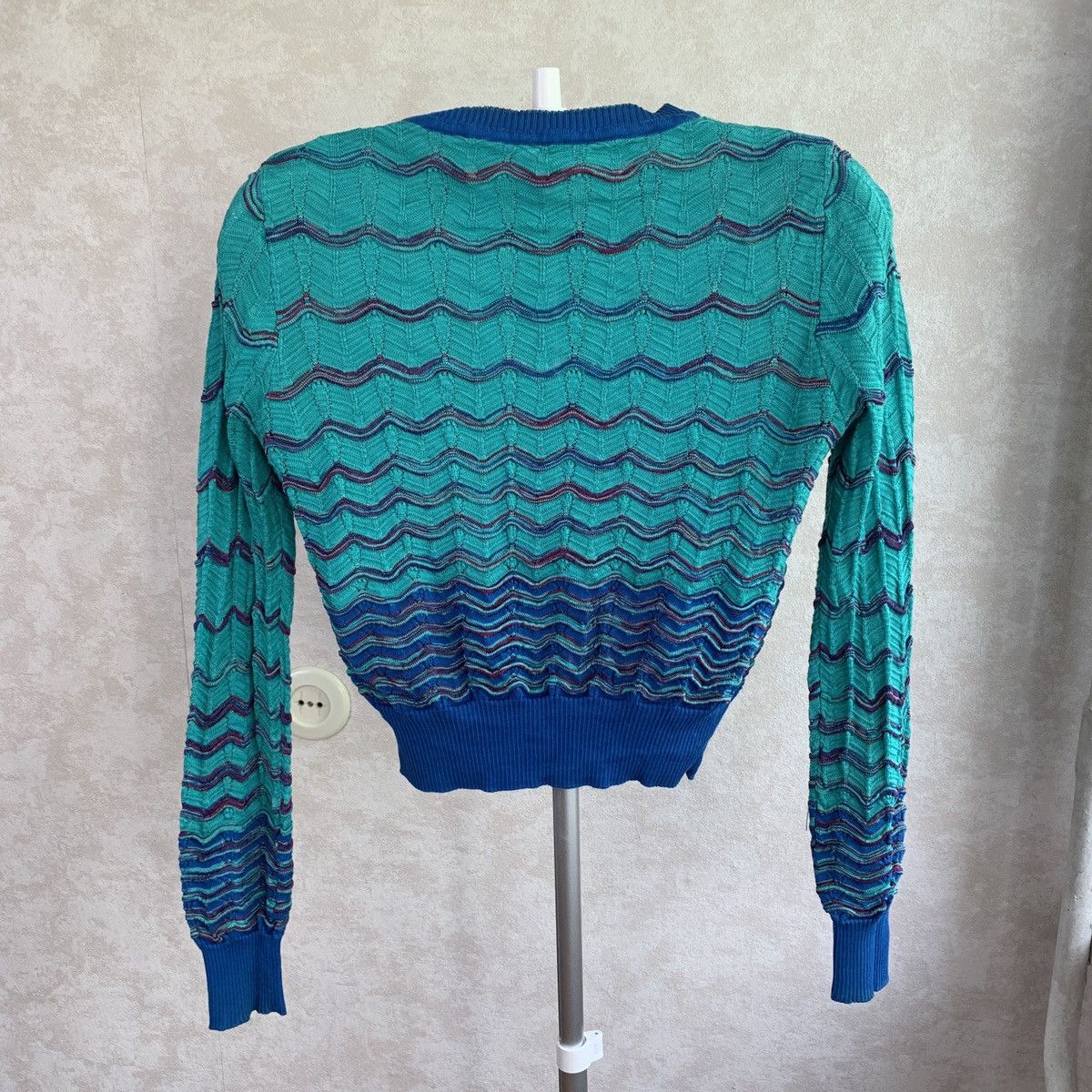Missoni × Vintage Vintage Cardigan Missoni Knit Size M / US 6-8 / IT 42-44 - 5 Thumbnail