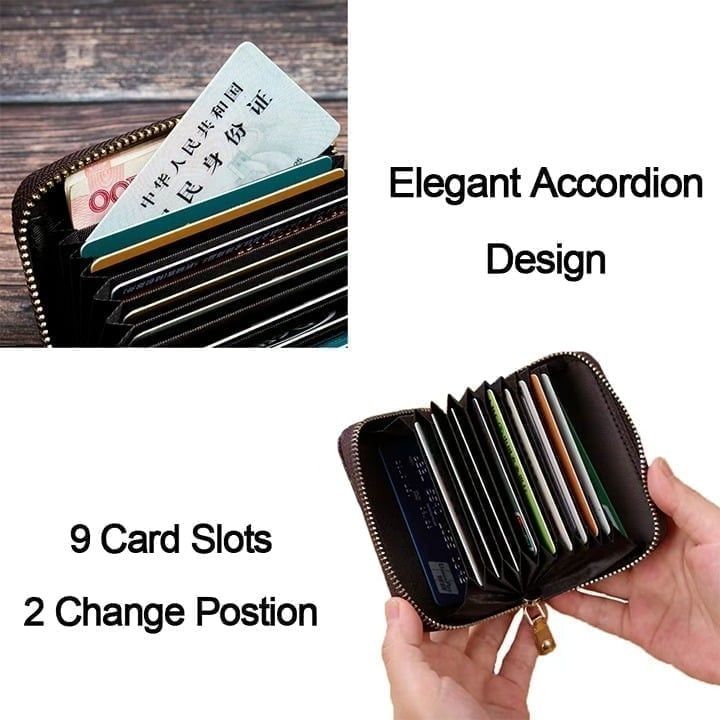 Other RFID Blocking Leather Accordion Wallet for Women Size ONE SIZE - 4 Thumbnail